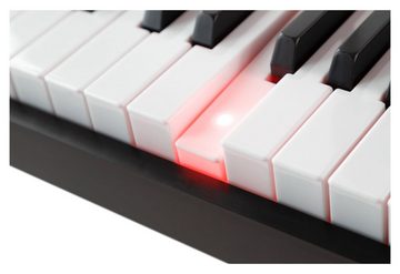 McGrey Home Keyboard SK-88LT - 88 Leuchttasten Einsteiger-Keyboard in Stagepiano-Optik, (Super Kit, 5 tlg., inkl. Sustain-Pedal, Keyboardständer, Hocker und Kopfhörer), 146 Sounds, USB to Host Aufnahme-, Split-, Dual- und Twinova-Funktion