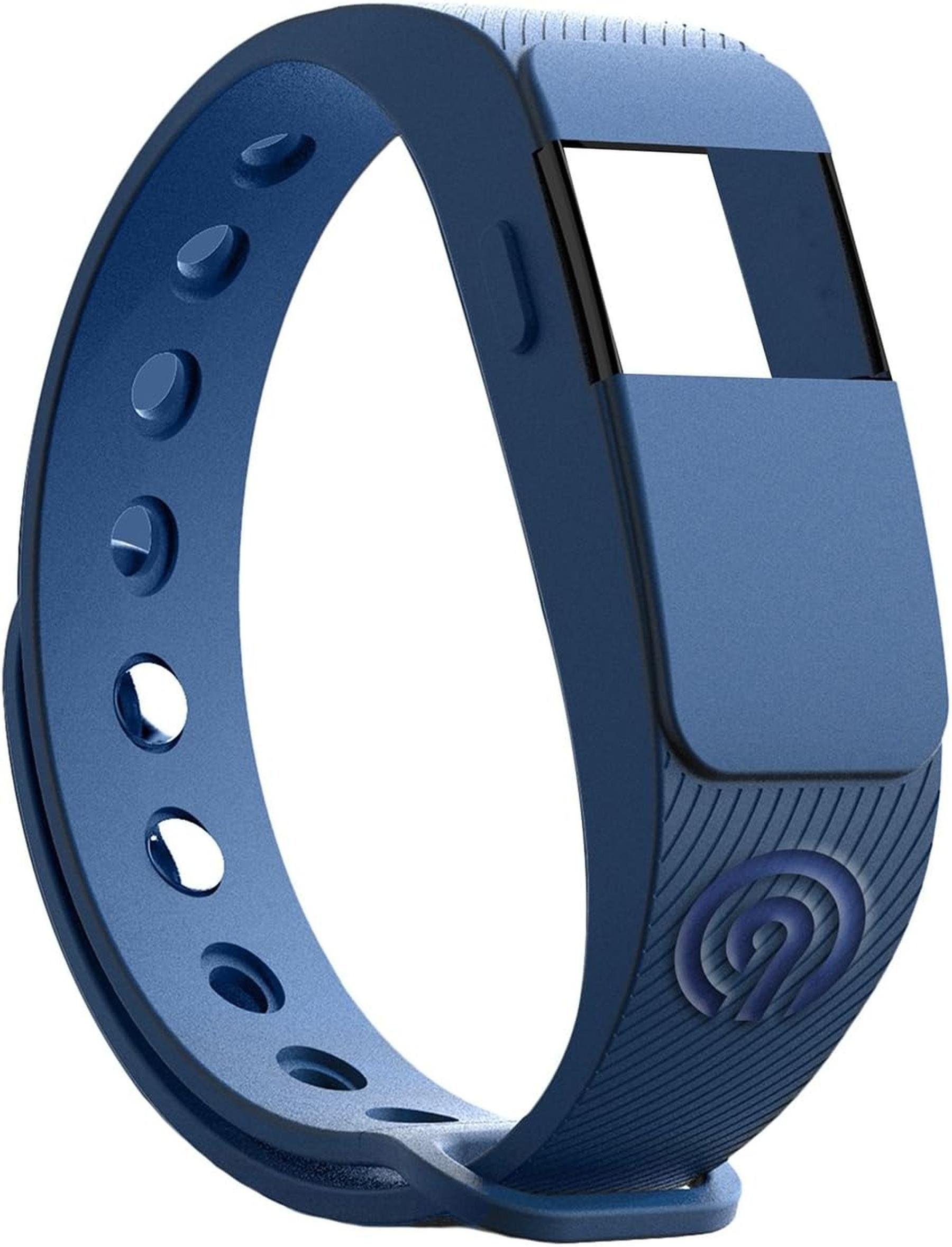 NINETEC Smartwatch-Hülle NINETEC Ersatz-Armband für Smartfit Blau F2/F2HR