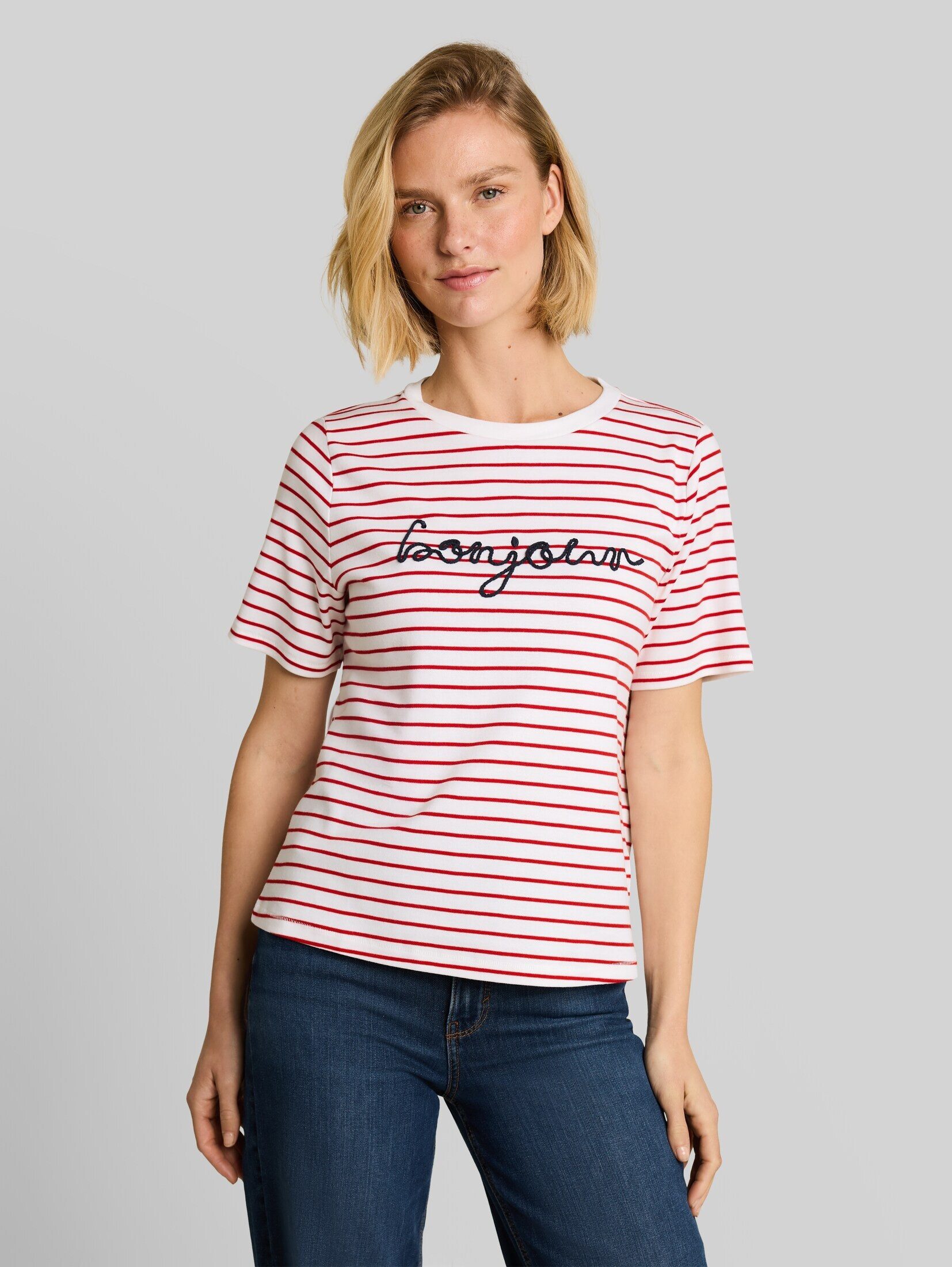 TOM TAILOR T-Shirt T-Shirt T-Shirt mit Schriftzug