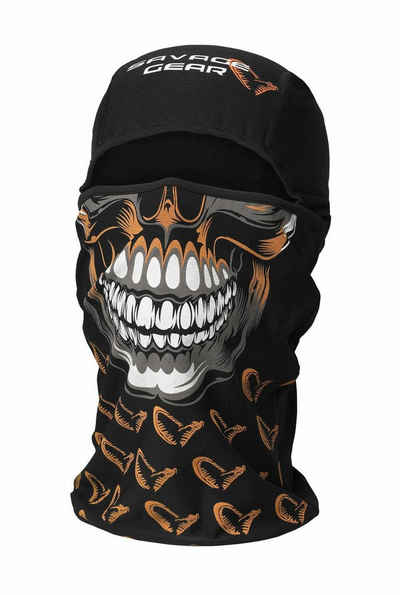 Savage Gear Multifunktionstuch Skull Balaclava Gesichtsmaske Kälteschutz Mütze Kopfbedeckung Haube, (1-St), Die Einheitsgröße passt jedem Erwachsenen