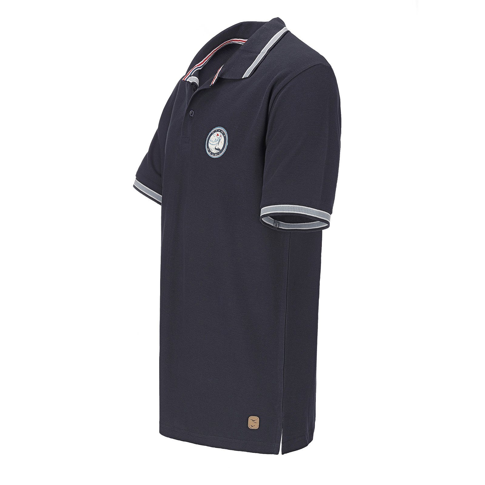 modAS Poloshirt Herren Polohemd kurzarm maritim - T-Shirt mit Polokragen au günstig online kaufen