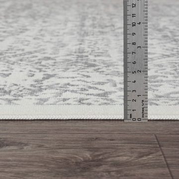 Läufer Traditional, Surya, rechteckig, Höhe: 8 mm, Boho Kurzflor Orientteppich, Wohnzimmer, Flurteppich, Grau