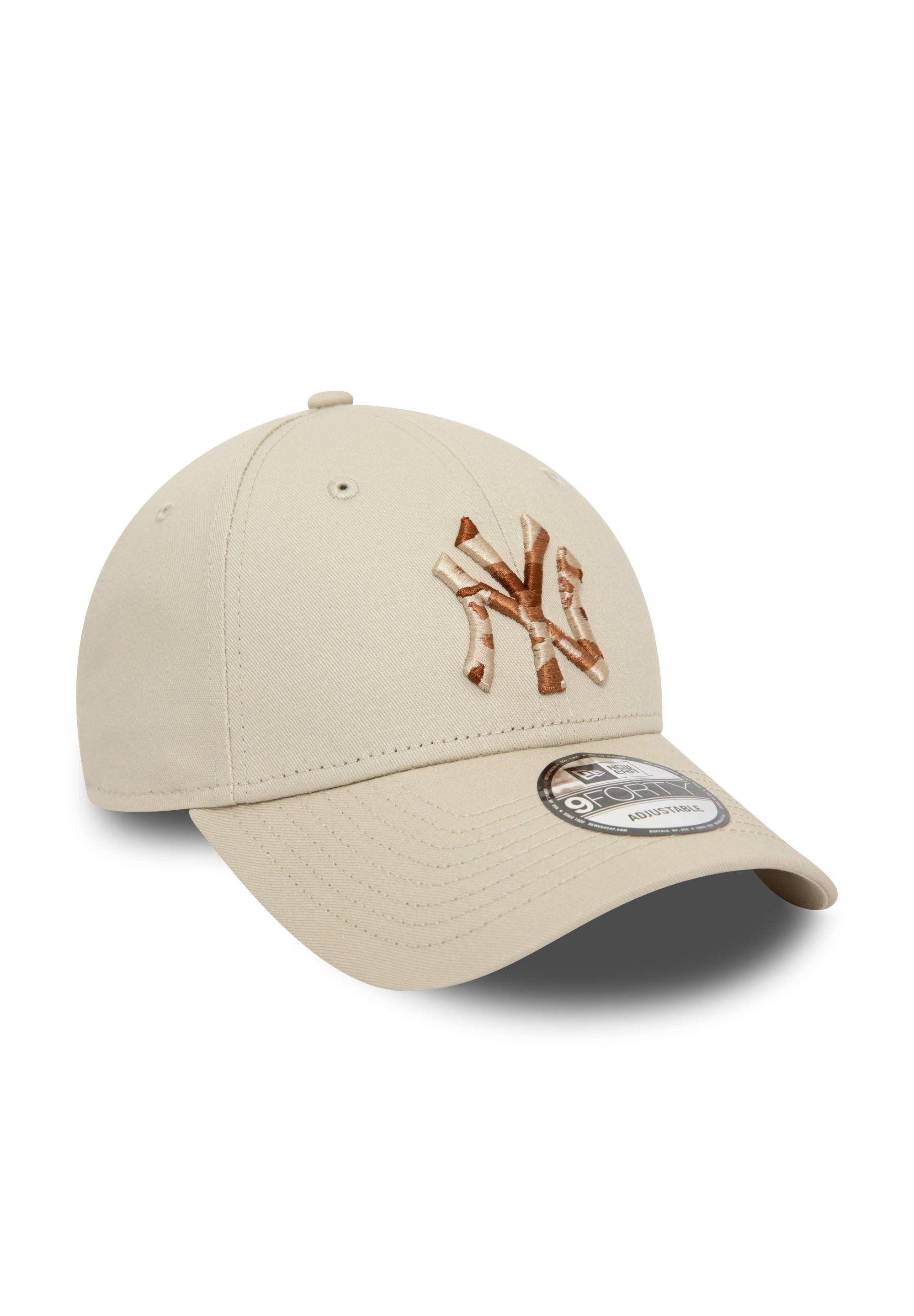 New Era Baseball Cap New York Yankees MLB Seasonal Infill Beige Camouflage 9Forty Verstellb (1-St)