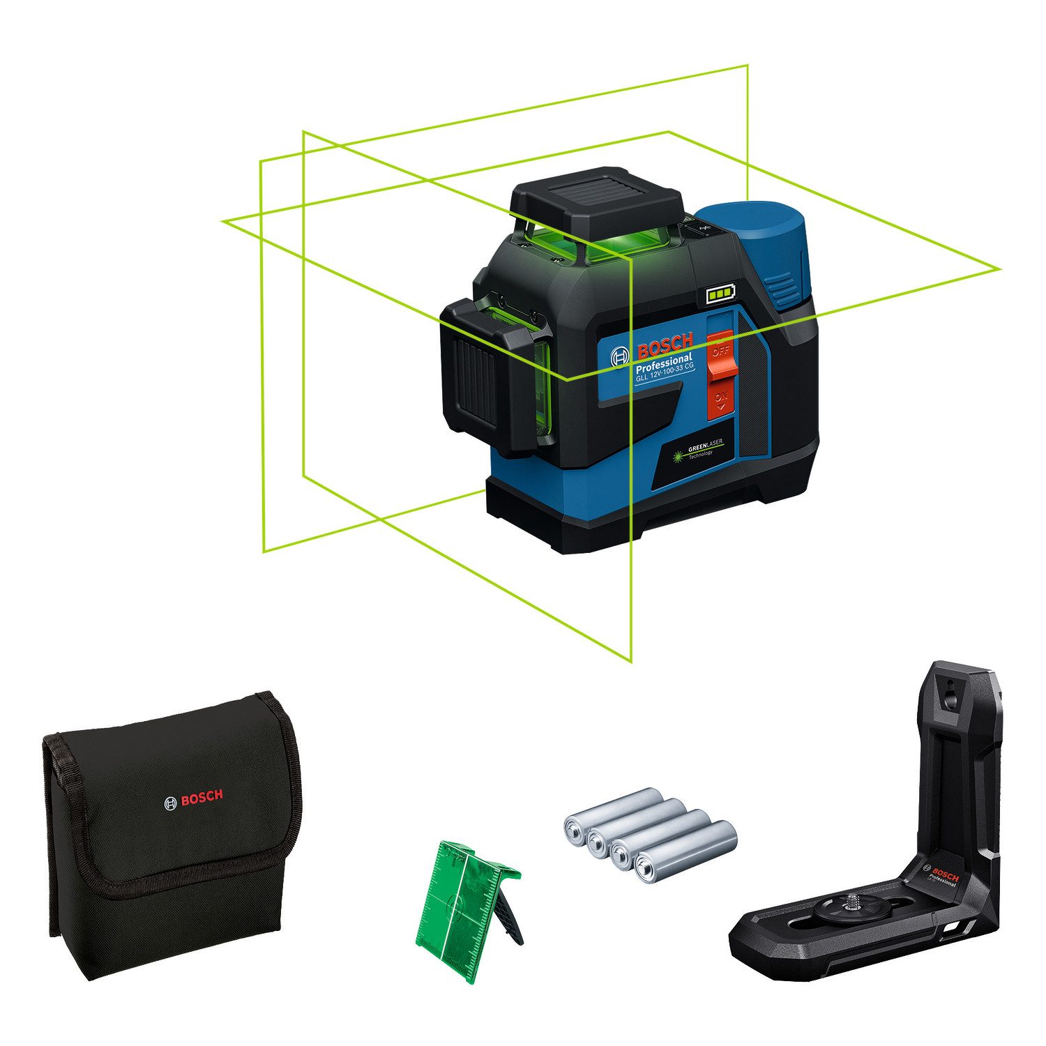 Bosch Professional Линейный лазер »GBH 18V-22«, Universalhalterung LB 10, ohne Akku, ohne Ladegerät