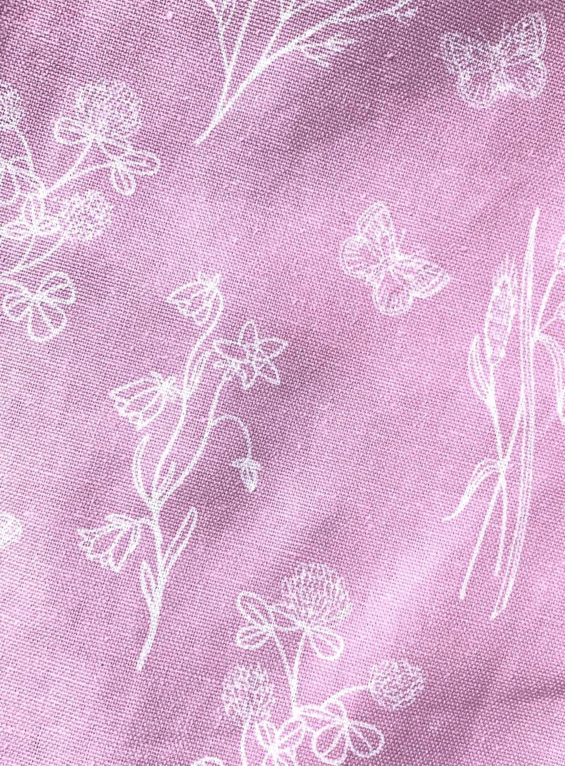 Kracht Geschirrtuch Wildblumen, (Set, 3-tlg., 3-teilig), 3er Pack Geschirrtücher (3 Stück), ca. 50 x 70 cm, Halbleinen bedruckt