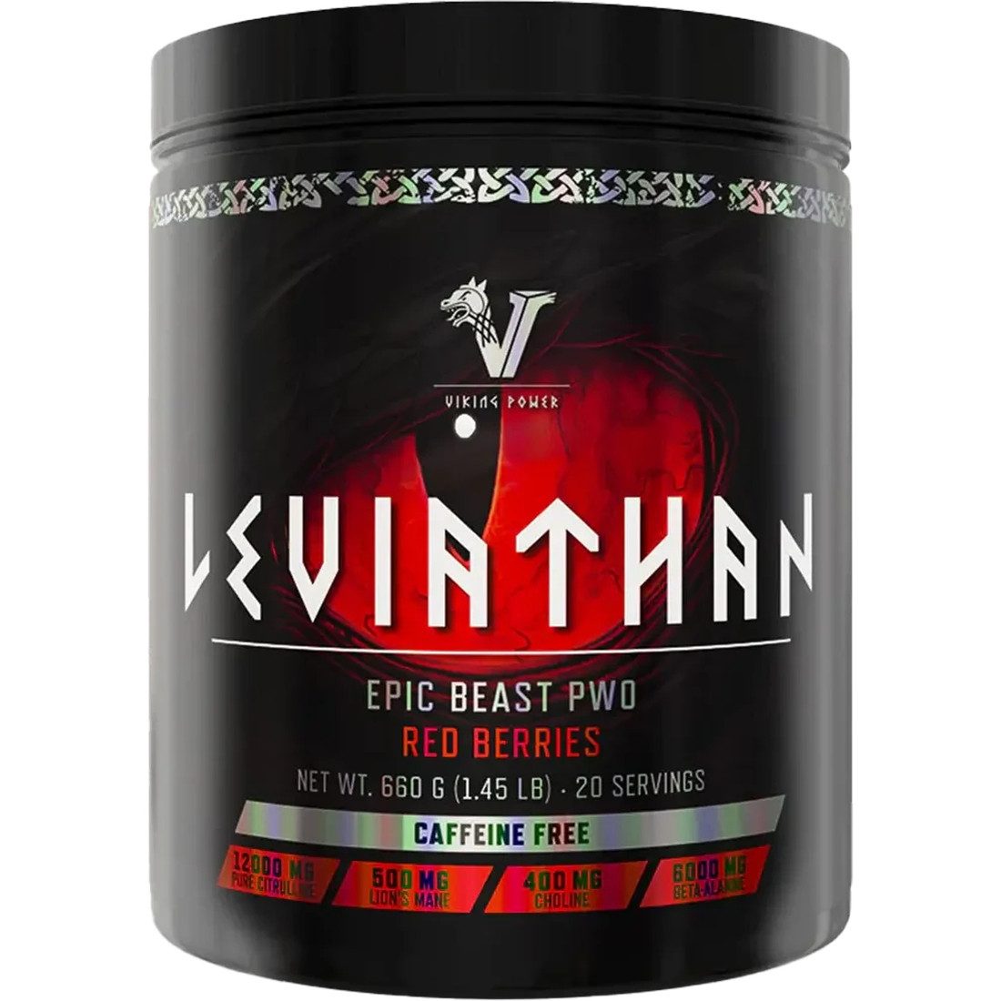 Viking Power - Leviathan Hardcore - Caffeine Free - 660 g Pulver, 660 g