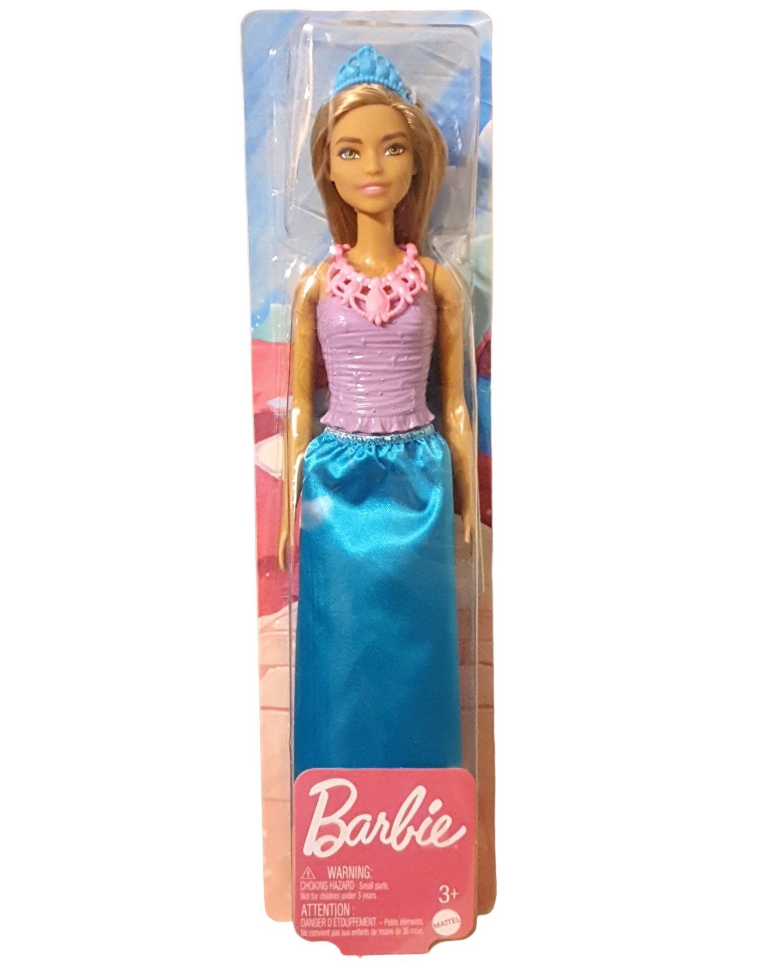 Barbie Puppe Prinzessin Barbie (Packung) brünett Anziehpuppe