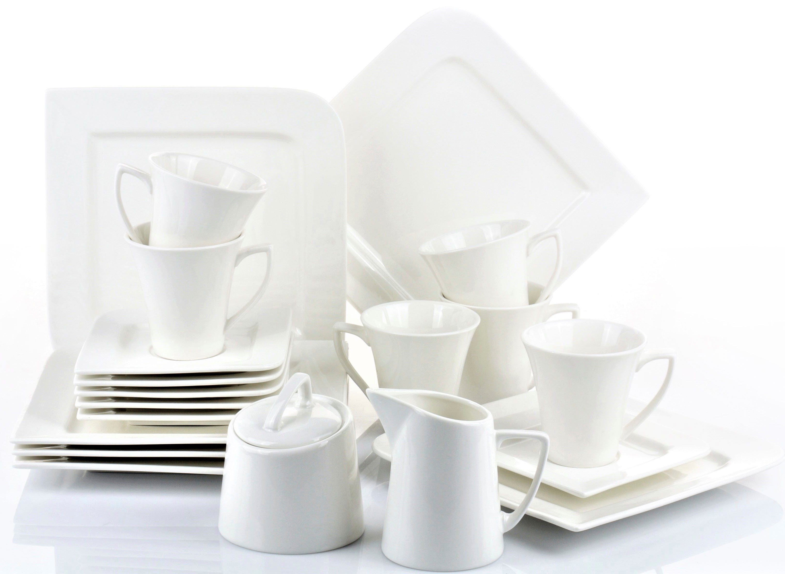 Retsch Arzberg Кофейный сервиз Geschirr-Set, Service Fantastic (20-tlg), 6 Personen, Fine China-Porzellan, 20 Teile, für 6 Personen