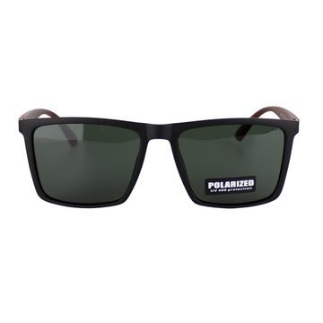 MIRROSI Retrosonnenbrille Sonnenbrille Damen Herren Polarisiert UV400 Schutz (inkl. 1x Brillenetui und 1x Brillentuch) Pilotenbrille Polarisiert Fliegerbrille Klassik Schwarz