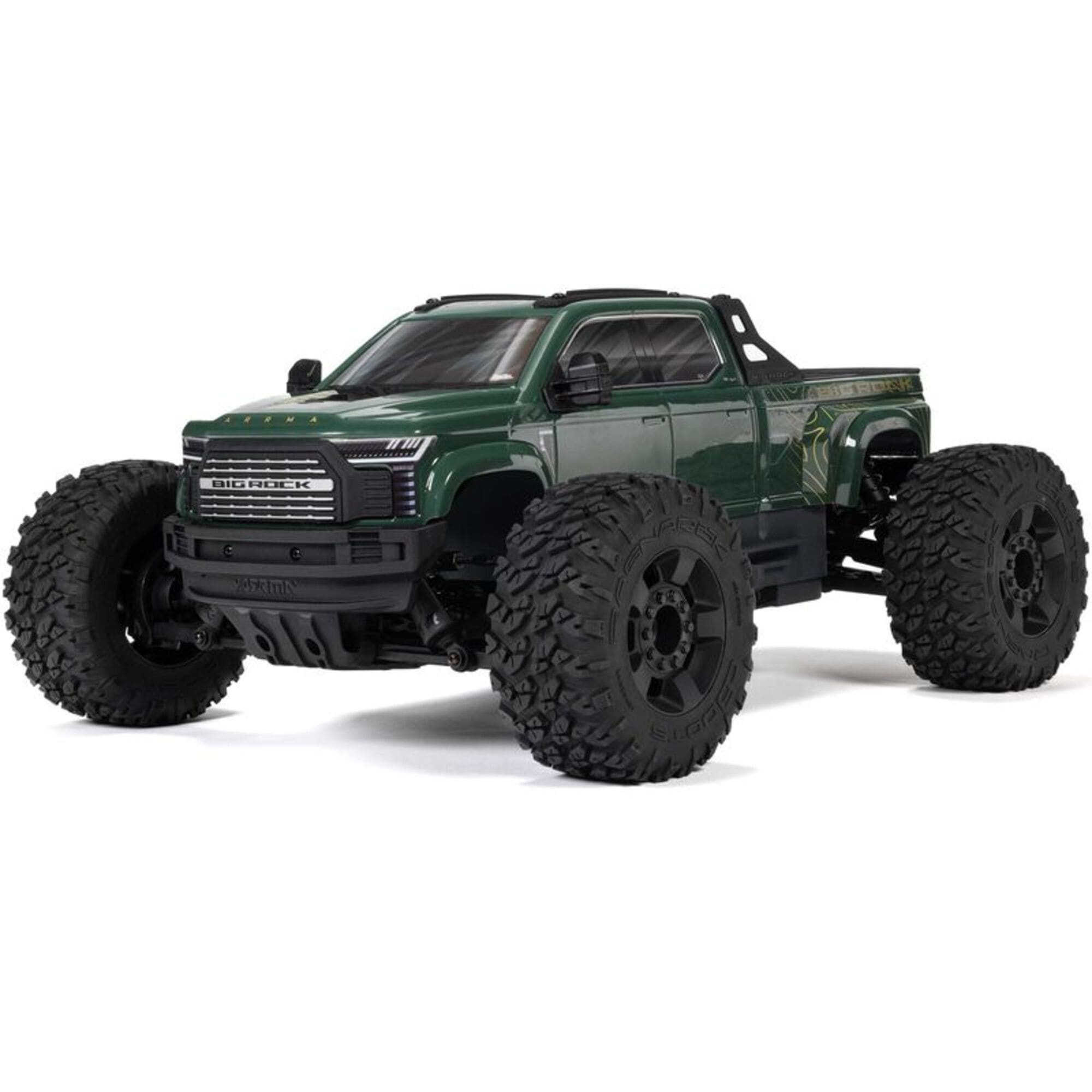 Arrma RC-Monstertruck Arrma RC BIG ROCK Monstertruck 4X4 2-3S BLX Brushless 1:10 4WD RTR Gr