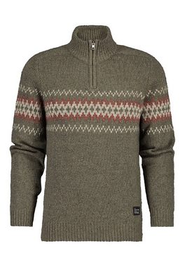 Human Nature Sweatshirt Bradford Strickpullover, Norweger-Muster, Troyer