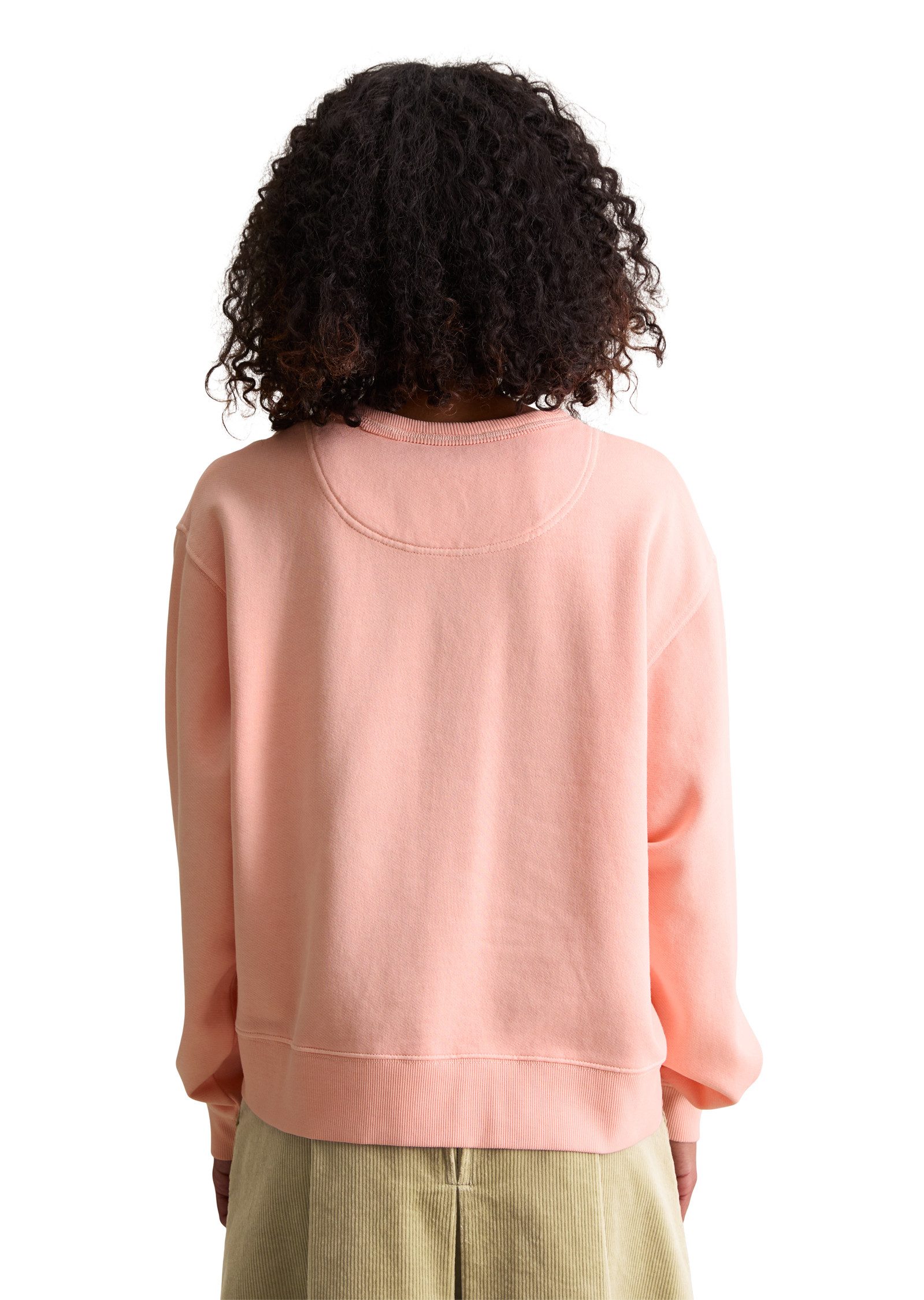 Marc O'Polo DENIM Sweatshirt Rundhalsausschnitt, Relaxed fit, Garment-Dye-F günstig online kaufen