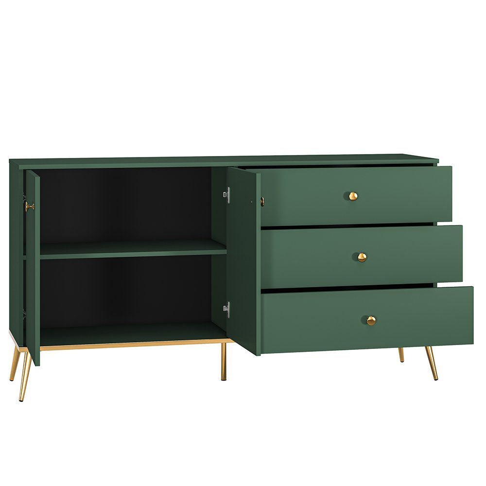 Lomadox Sideboard FASANO-131, in grün mit günstig online kaufen