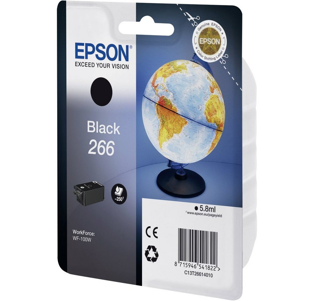 Thumbnail - Epson Epson Druckerpatrone T2661, 266 Original Schwarz C13T26614010 Tintenpatrone