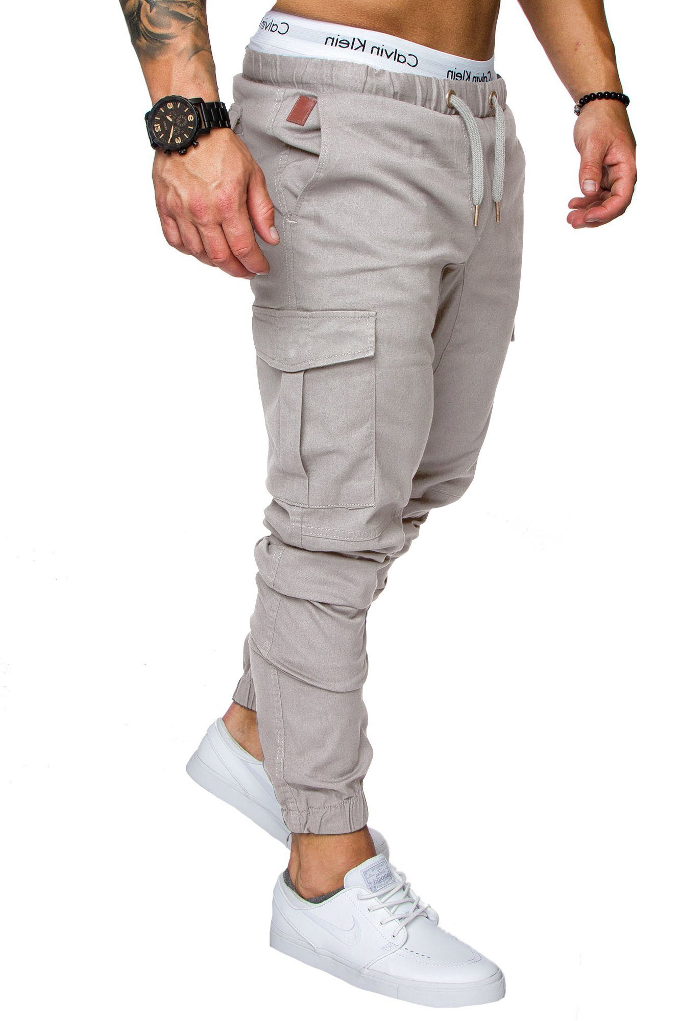 REPUBLIX Cargohose VINCE Herren Jogger Chino Hose Jeans