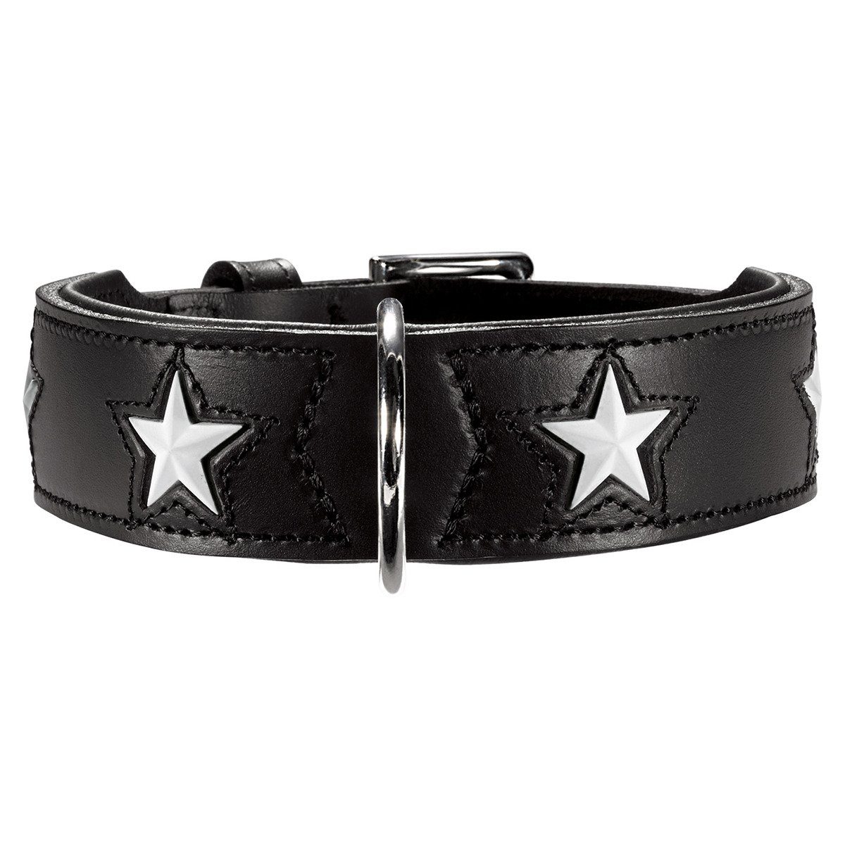 Hunter Tierbedarf Hunde-Halsband Halsband Magic Star schwarz