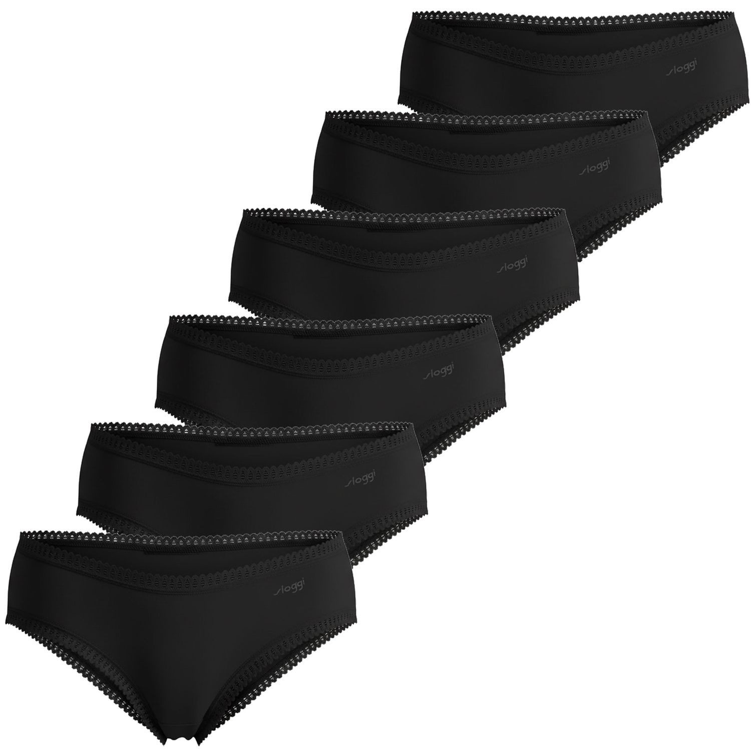 6 x schwarz