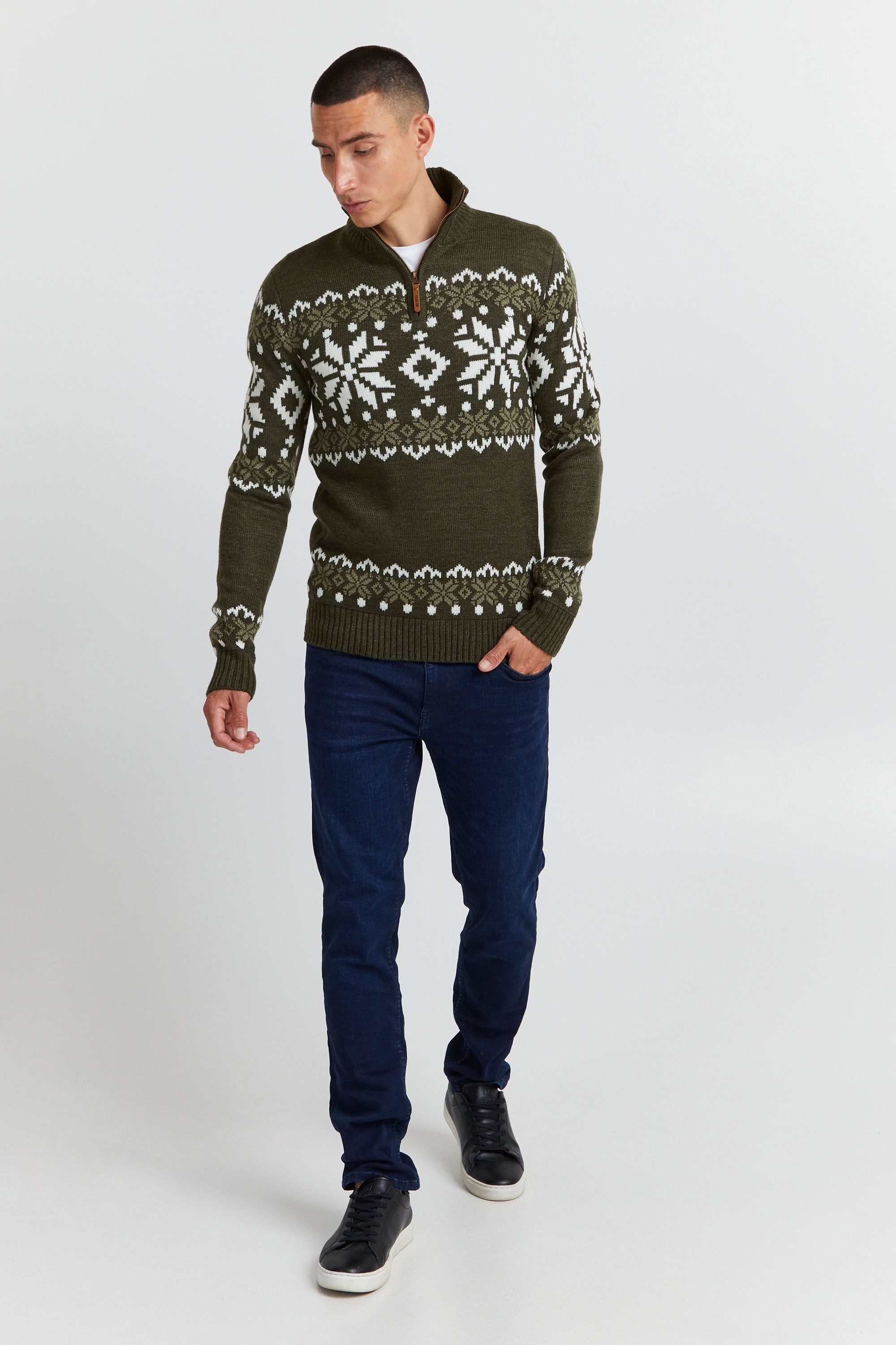 !Solid Troyer SDNorwin Strickpulli mit Norweger günstig online kaufen