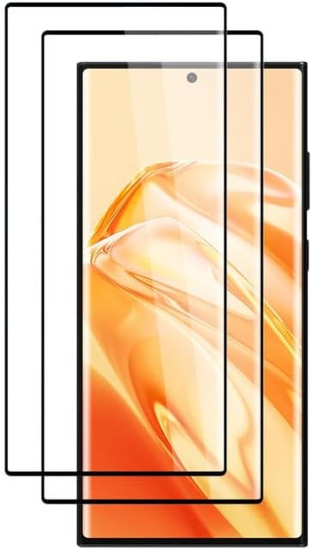 Baker Displayschutzglas 2x Panzerglas Samsung Galaxy für S25 Ultra, S25 +, S25, S24 Ultra, S24+, S24, S23 Ultra, S23+, S23, S22 Ultra, S22+, S22, S21 Ultra, S21+, S21, S20 Ultra, S20+, S20, (2 Pack), Schutzglas, Schutzfolie