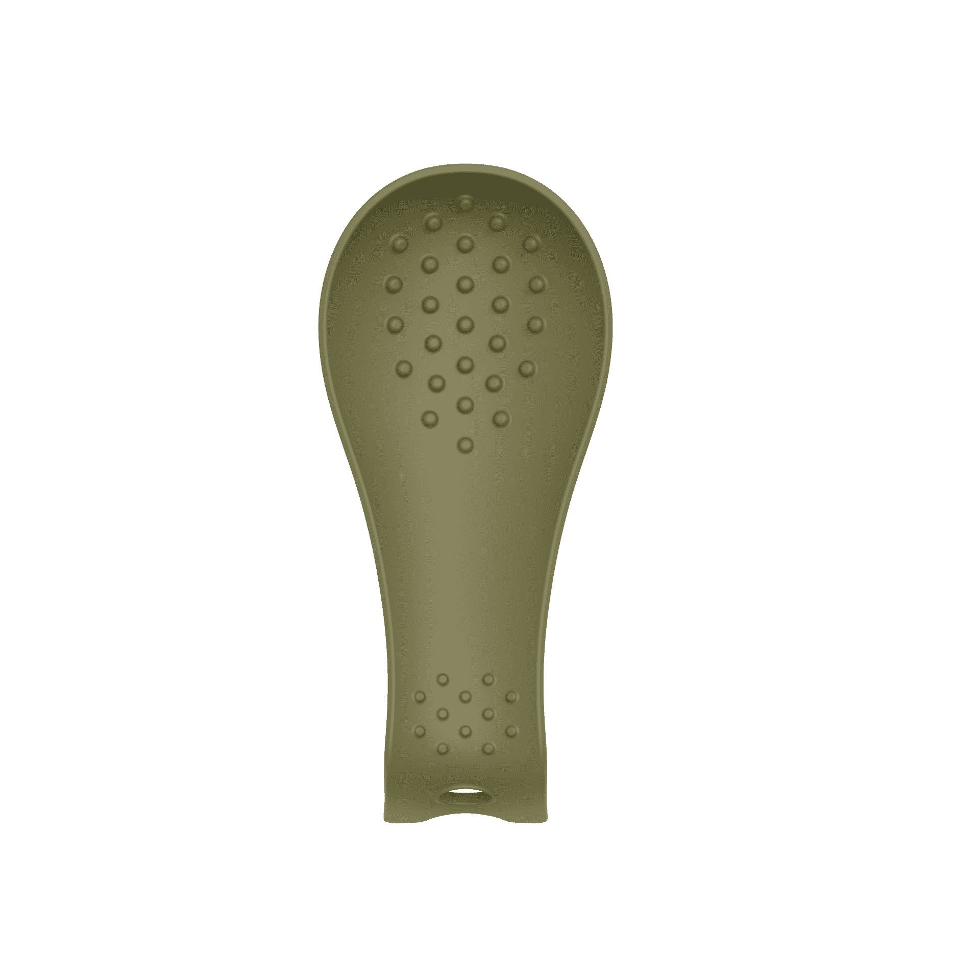 Kochblume Kochlöffelhalter Kochblume Löffelablage aus Silikon in olive