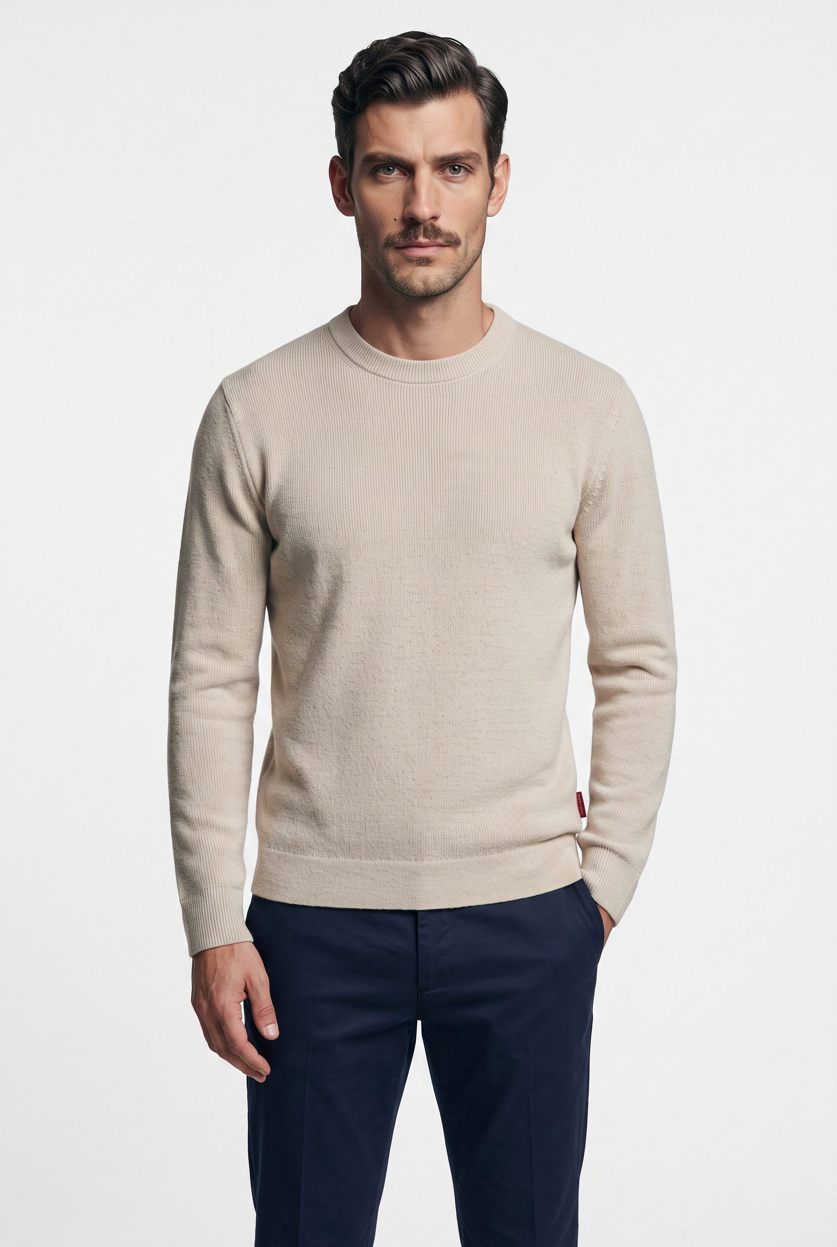 Joop Jeans Rundhalspullover Basic, normale Passform