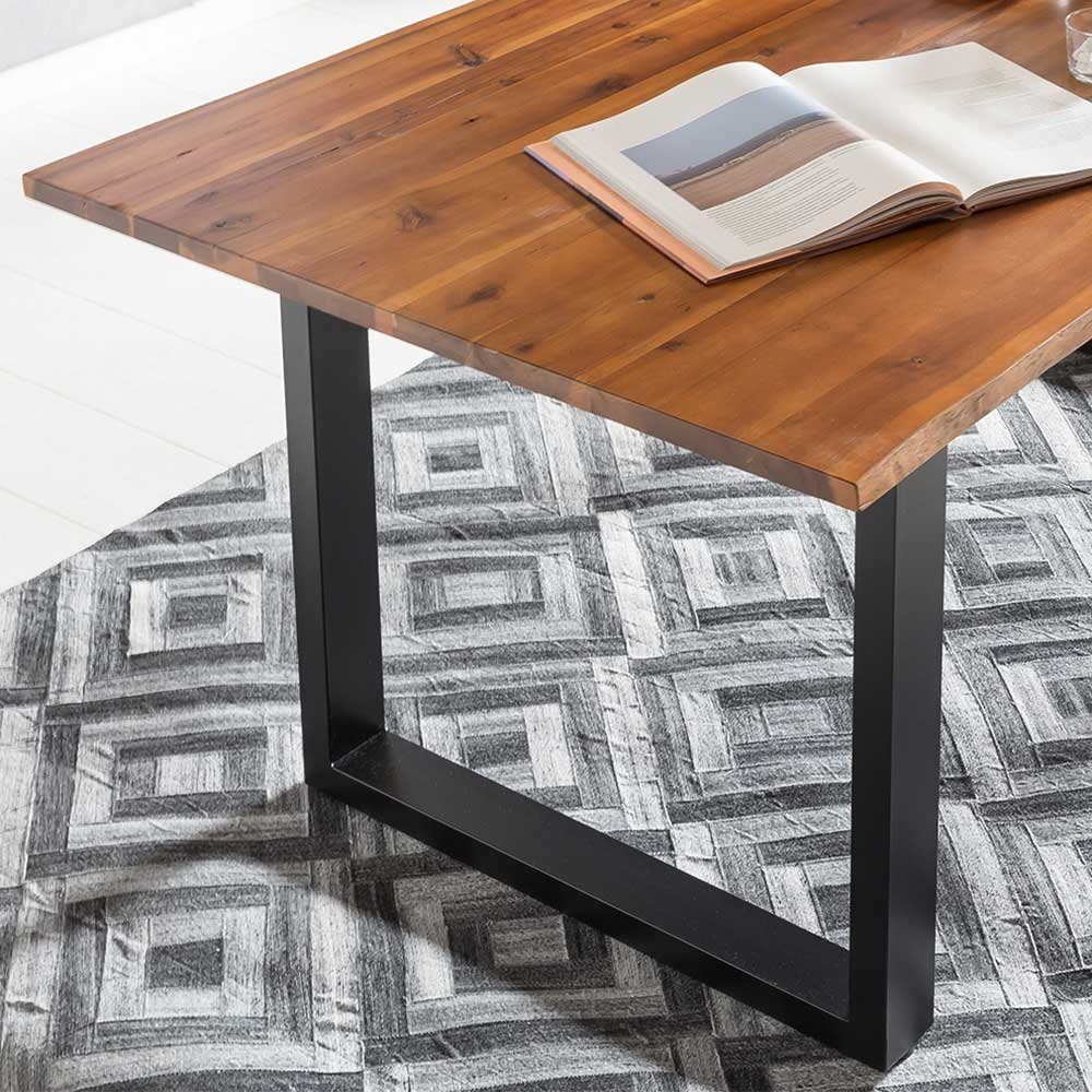 Pharao24 Baumkantentisch Viadura, aus Massivholz