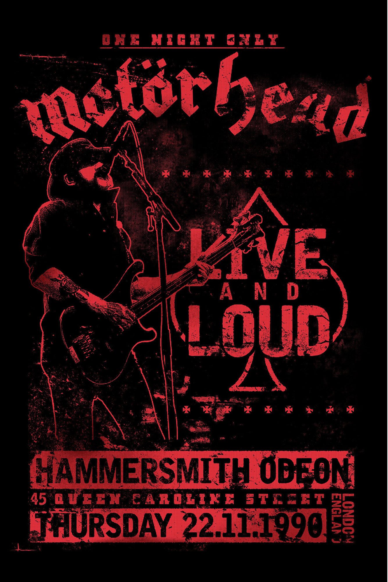 Poster Motorhead - Poster - Live and Loud