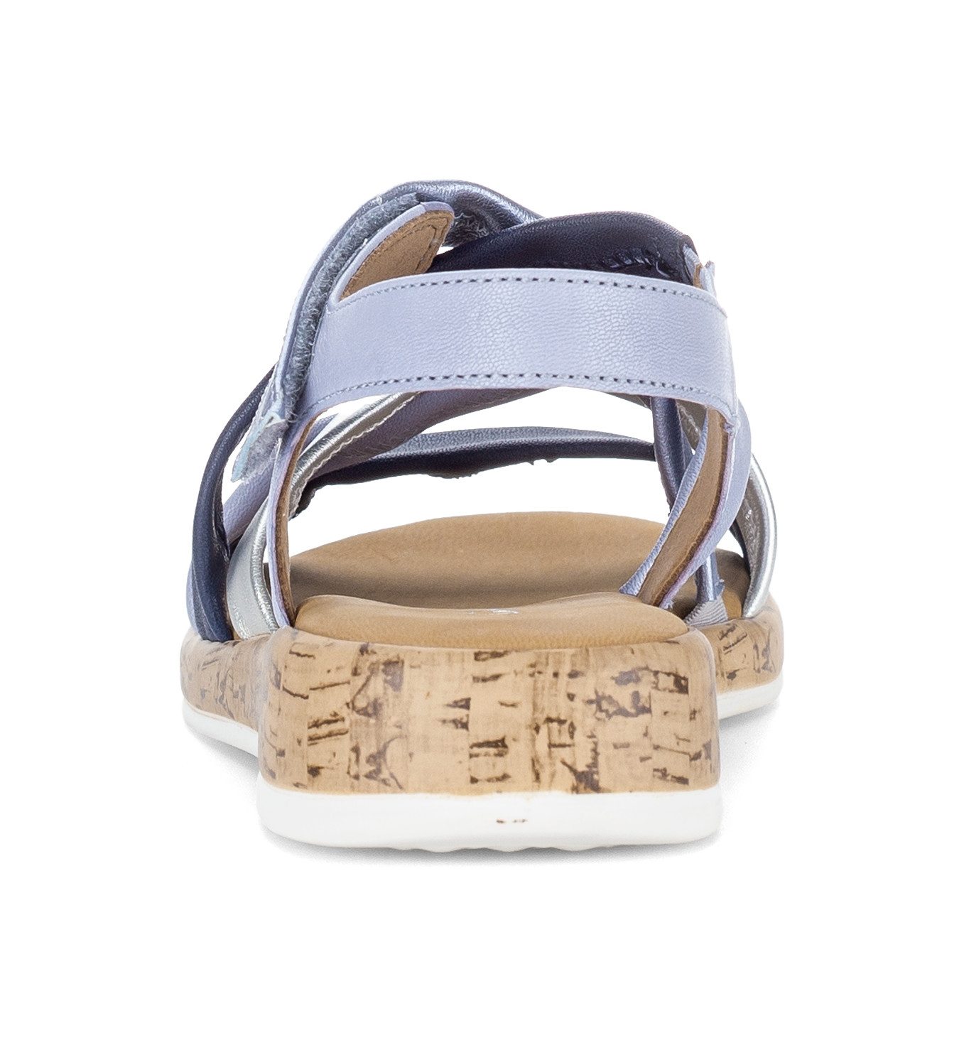 Gabor Rhodos Riemchensandale Sandalette, Sommerschuh im Kontrast-Look, G-Weite