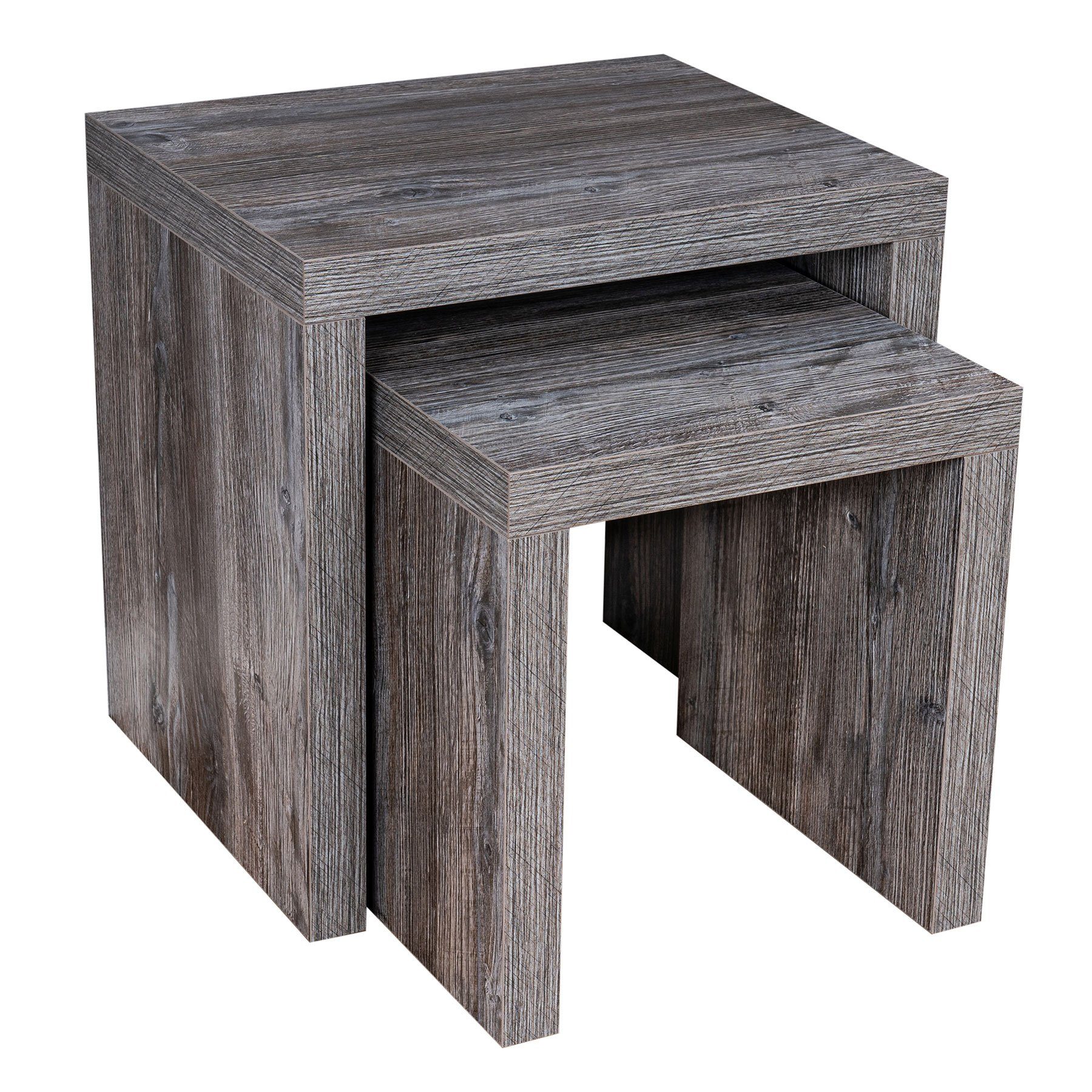 Levandeo® Couchtisch, Couchtisch 2 Satztisch Holz günstig online kaufen