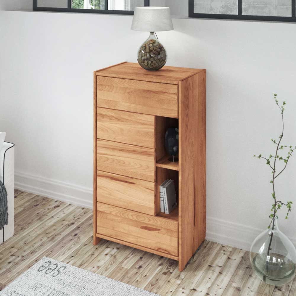 Pharao24 Schubkastenkommode Duben, aus Massivholz