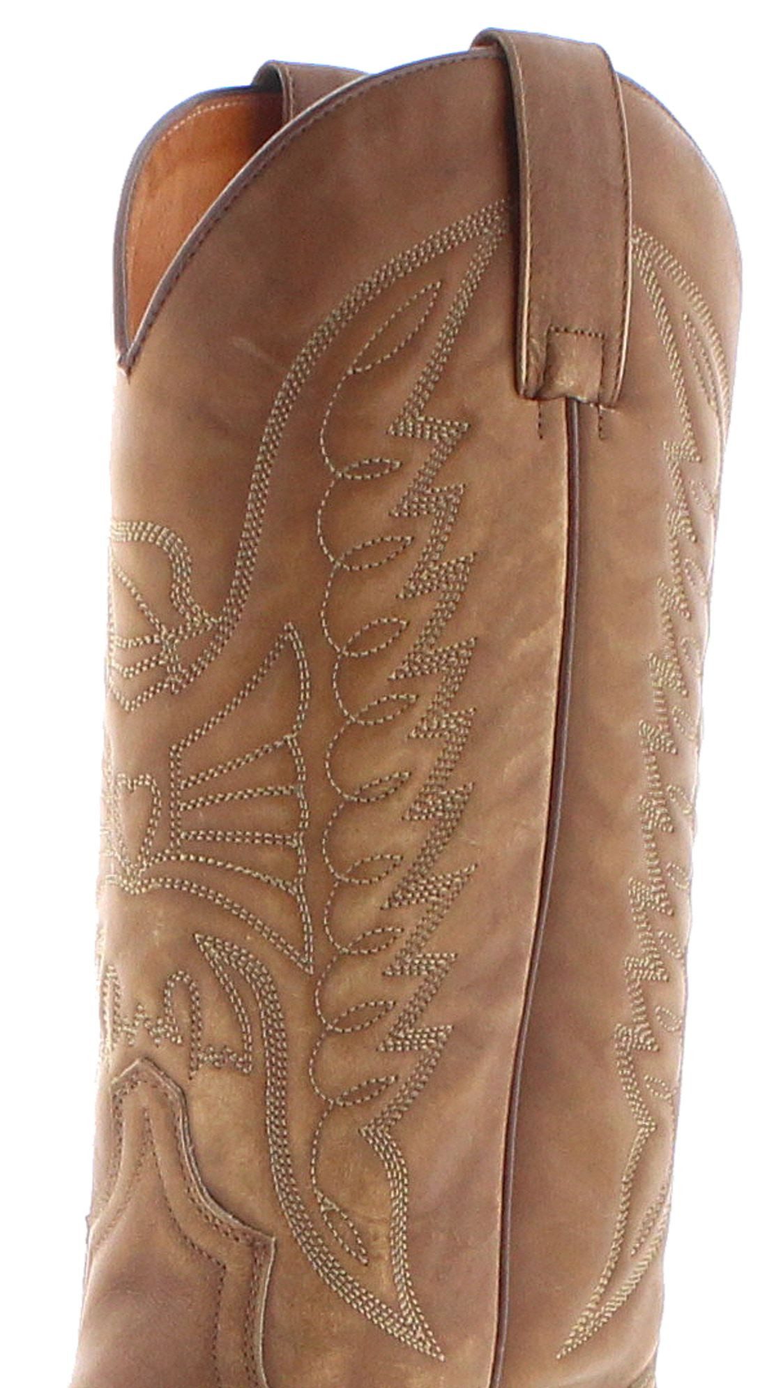 Sendra Boots 2073 Pico 023 Herren Westernstiefel Braun Cowboystiefel Rahmengenähter Herren Westernstiefel