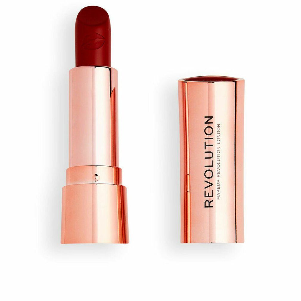 Revolution Lippenstift Makeup Satin Kiss Lipstick Ruby