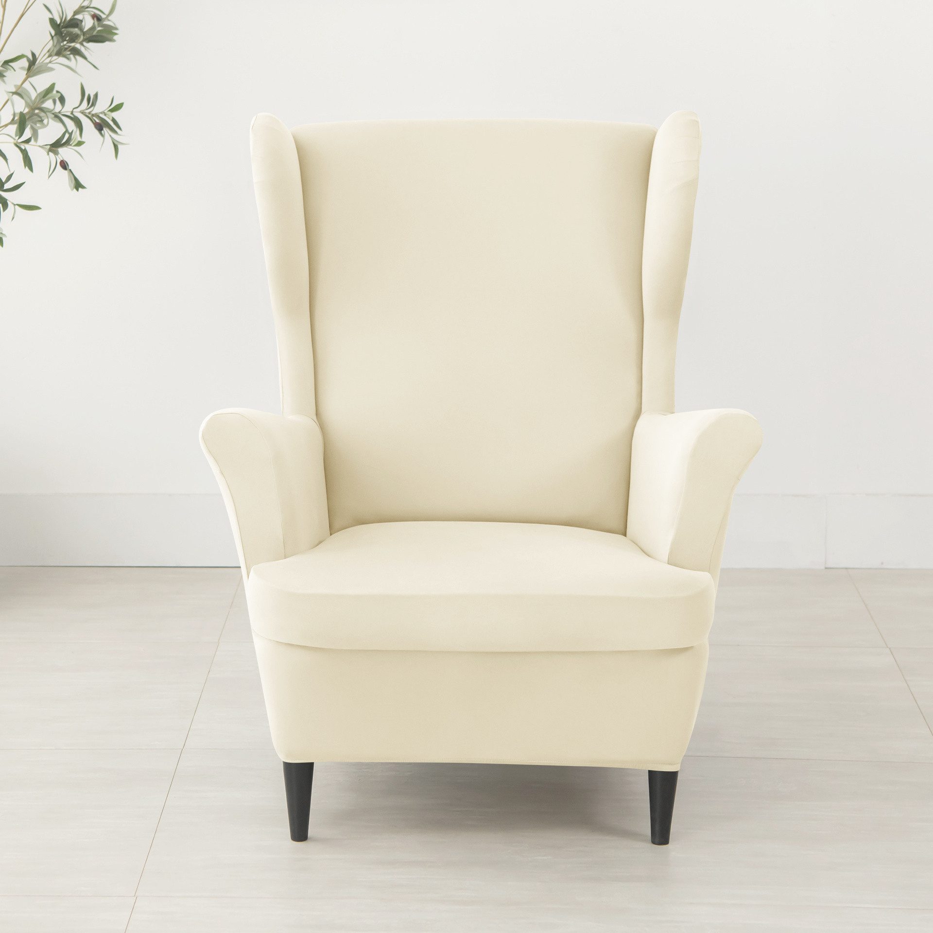 Coonoor Sesselhusse Ohrensesselbezüge, Ohrensessel-Bezug mit elastischem Ba günstig online kaufen