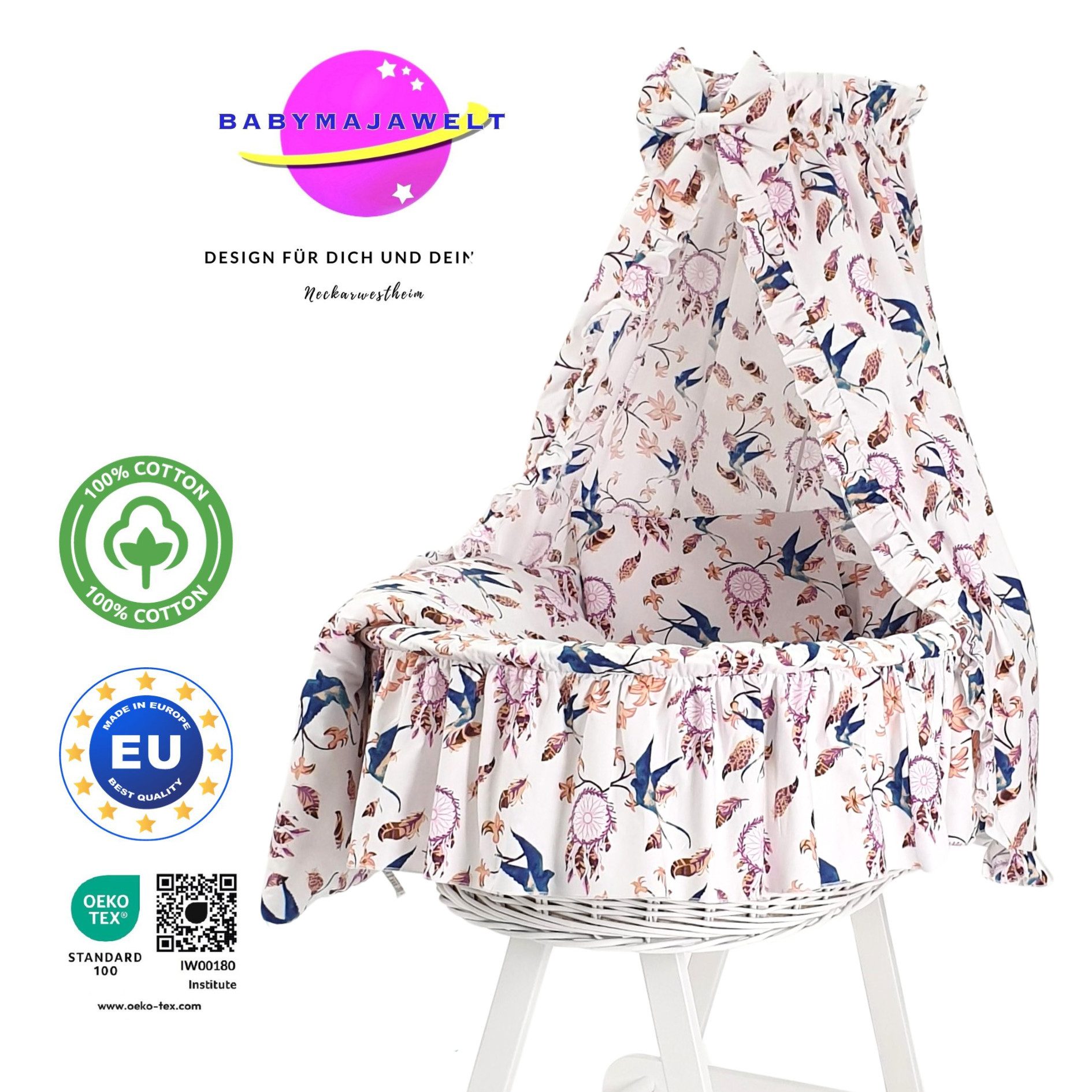 Babymajawelt Babybettbezug Ersatz Bett Set für günstig online kaufen