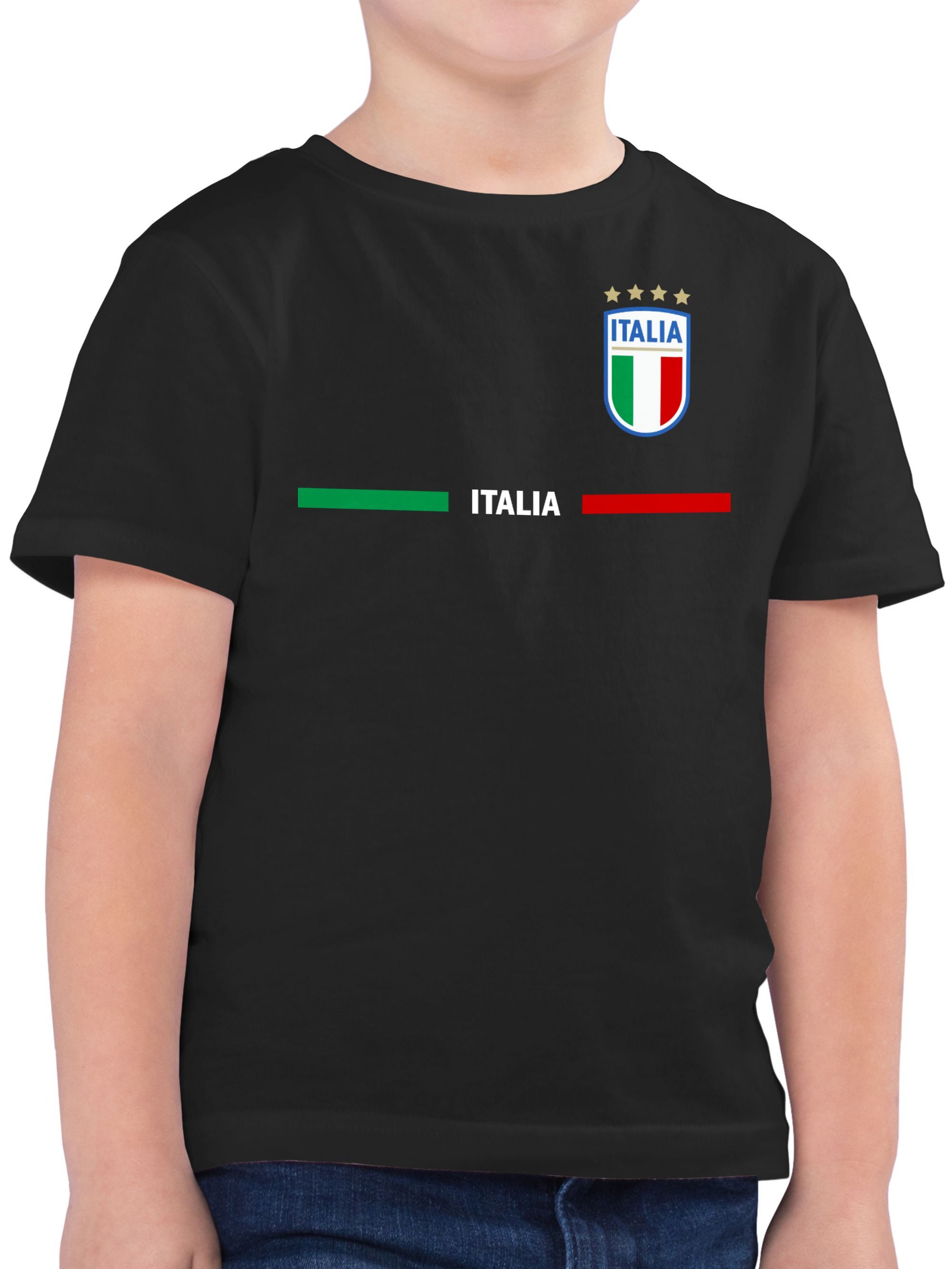 Shirtracer T-Shirt Italien Trikot Wappen, Italia mit Stolz, Italienisches Fan-Motiv (1-tlg) 2026 Fussball WM Fanartikel