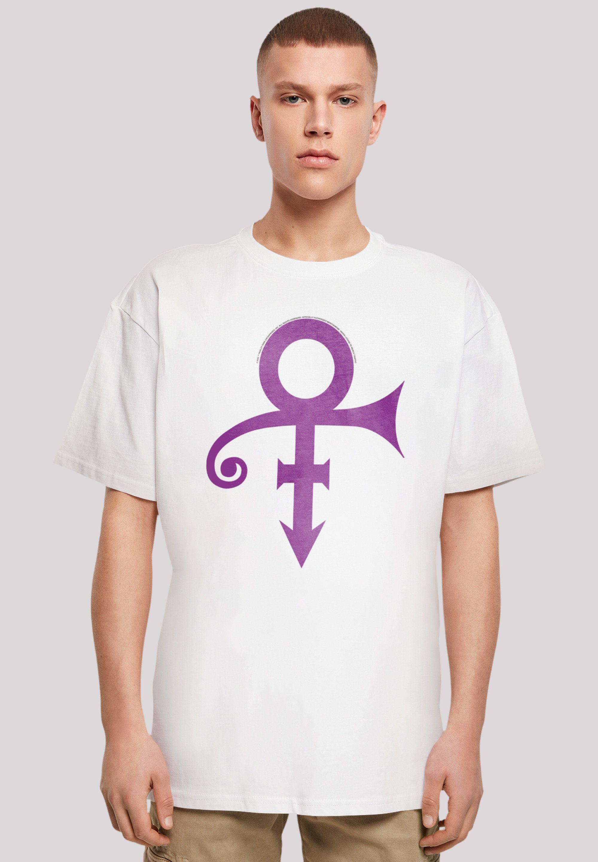 F4NT4STIC T-Shirt Prince Musik Album Logo Premium Qualität, Rock-Musik, Band weiß