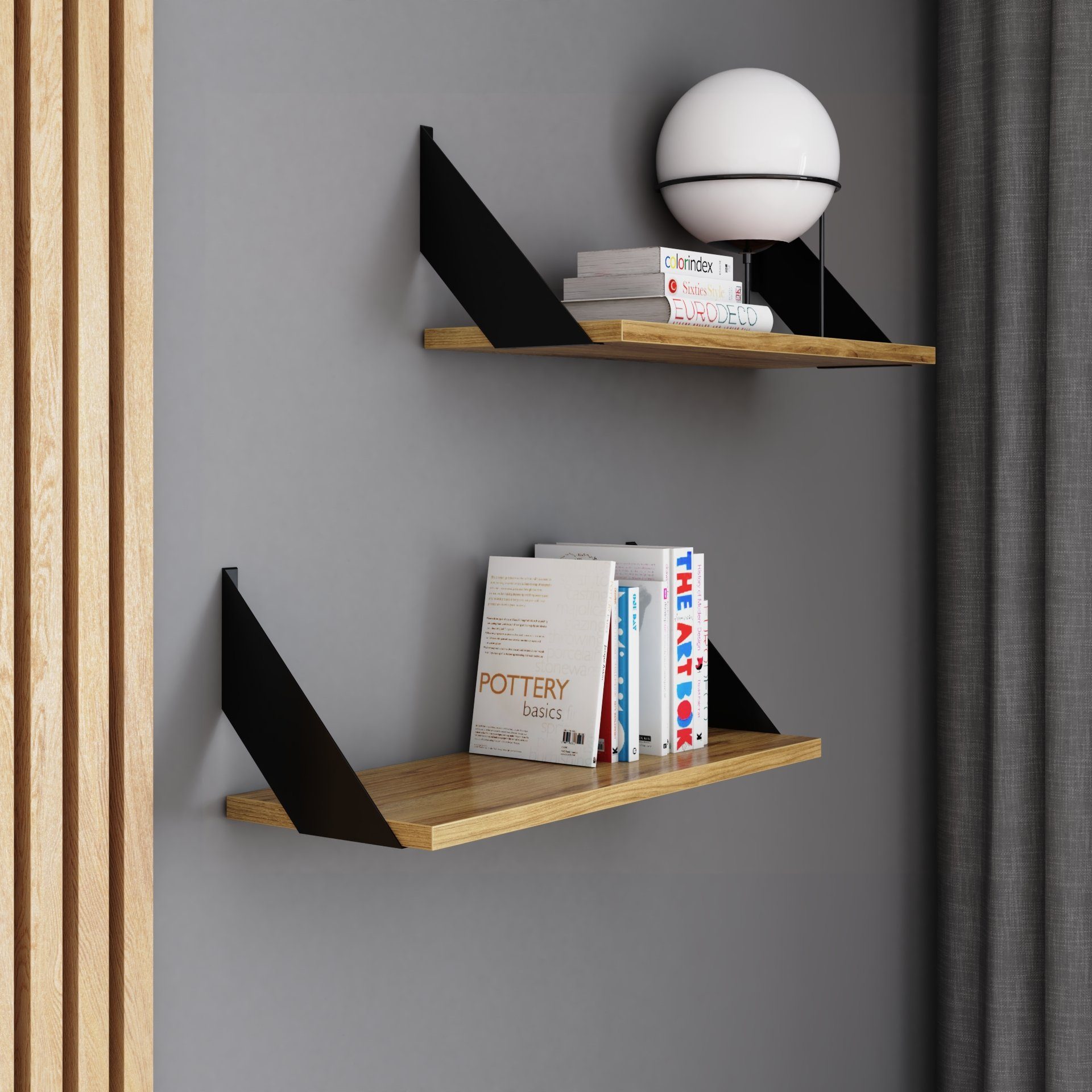 AKKE Wandregal, Hängeregal FLAT modern mit günstig online kaufen