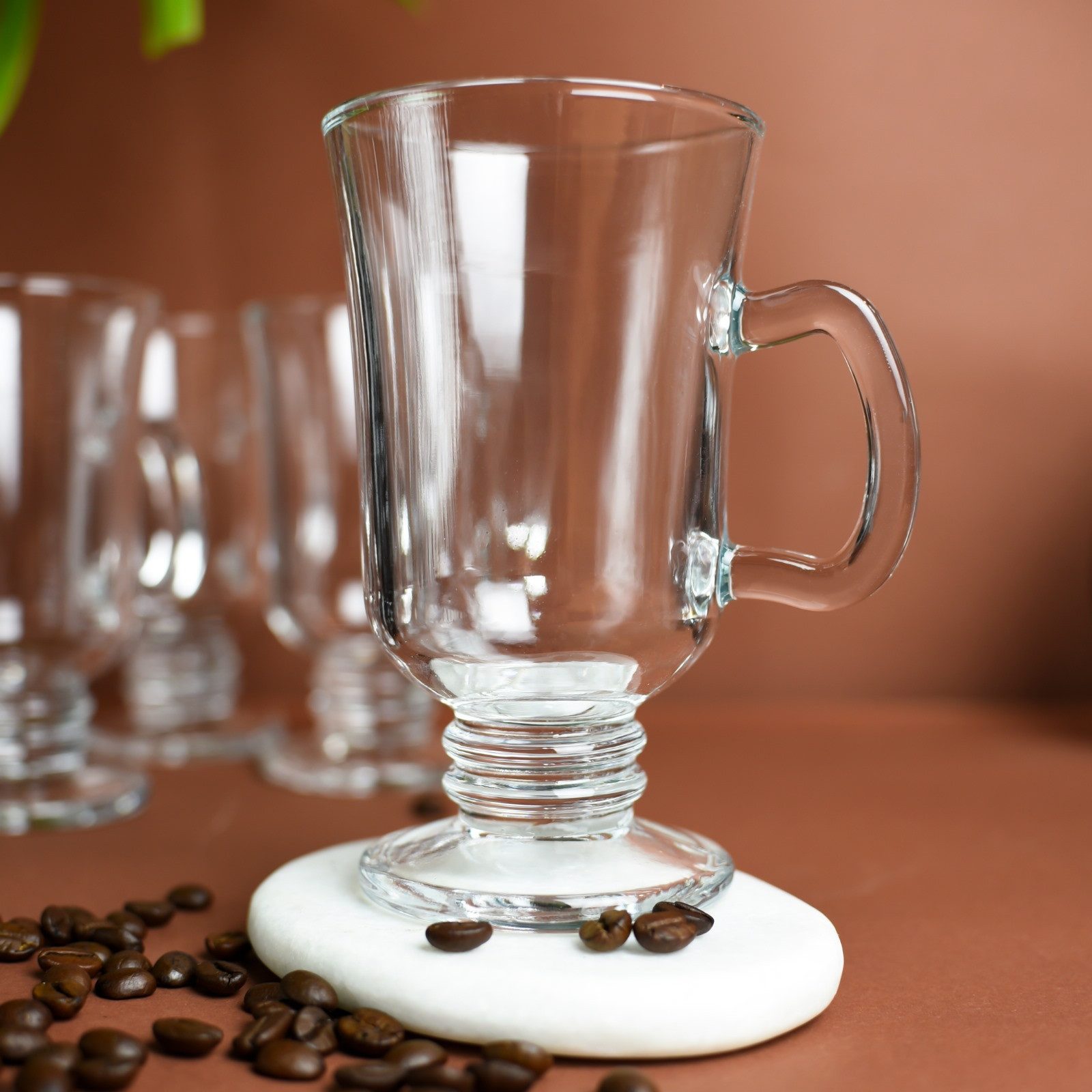 Sendez Latte-Macchiato-Glas 6 Irish Coffee Gläser mit Henkel Kaffeegläser, 6-tlg., Glas