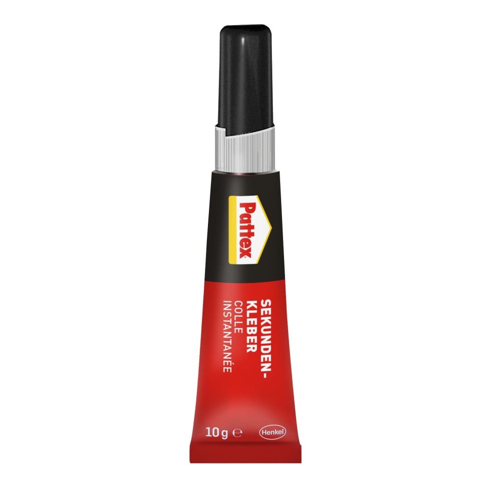 Pattex Bastelkleber Pattex Sekundenkleber Flüssig 10 g Tube, trocknet