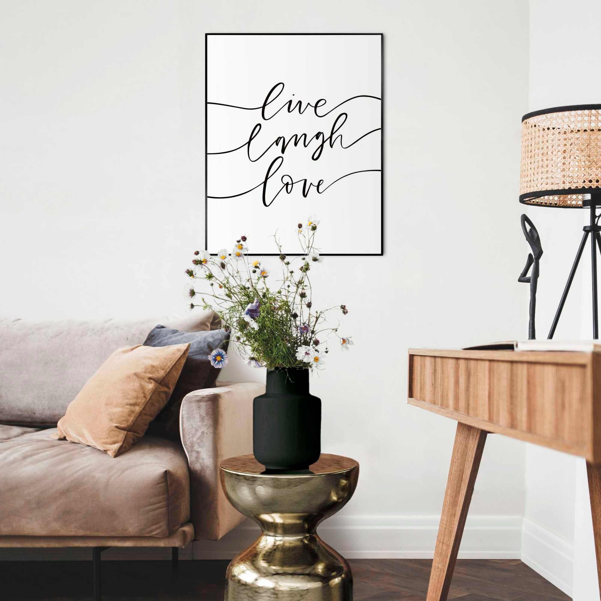 Reinders! Poster Live laugh love günstig online kaufen