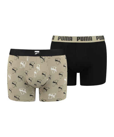 PUMA Boxershorts Cat AOP Boxer 2er Pack default