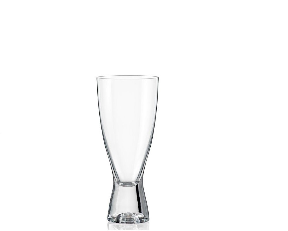 Crystalex Longdrinkglas Samba Longdrinks 350 ml 6er Set, 6-tlg., Kristallglas, Kristallglas, Bohemia, schwere Fuß aus Kristallglas