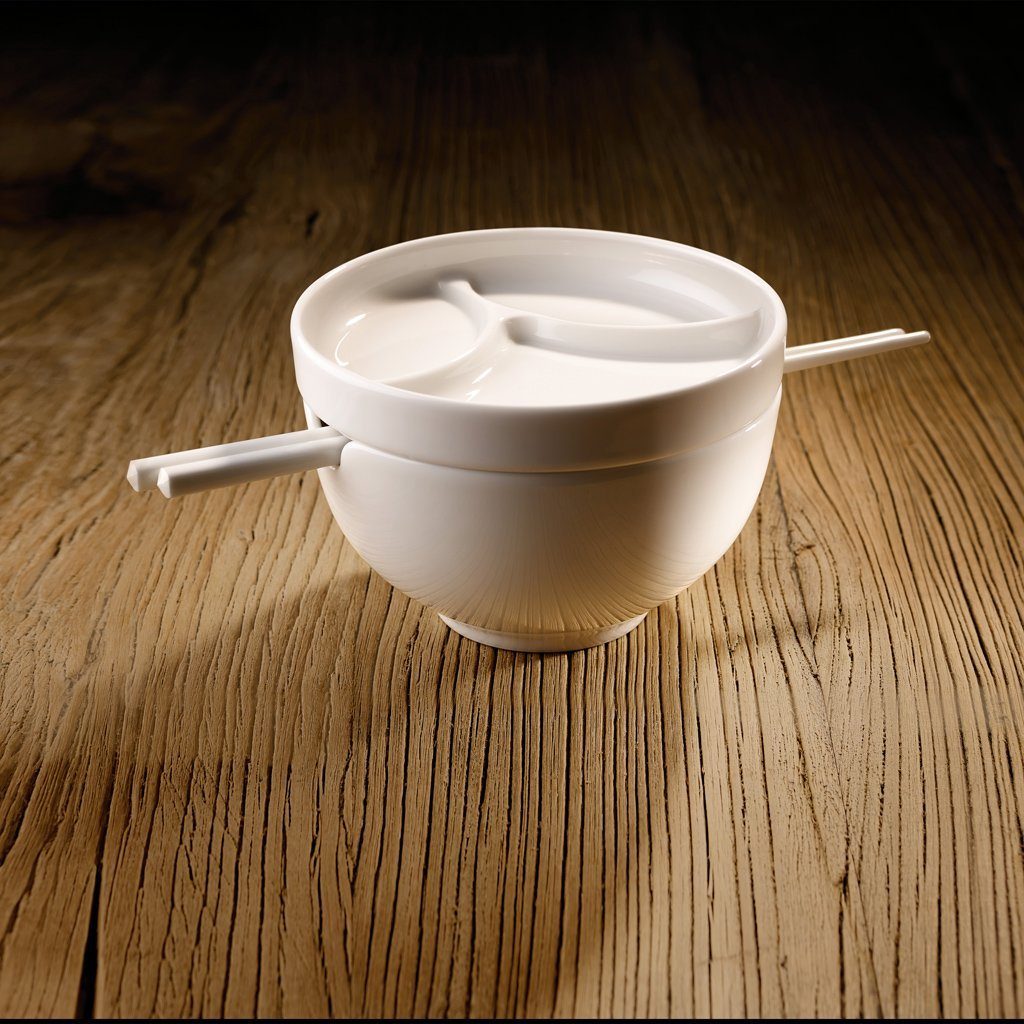 Villeroy & Boch Essstäbchen Soup Passion Essstäbchen 2-tlg, Premium Porcelain, 1 Stck, spülmaschinenfest