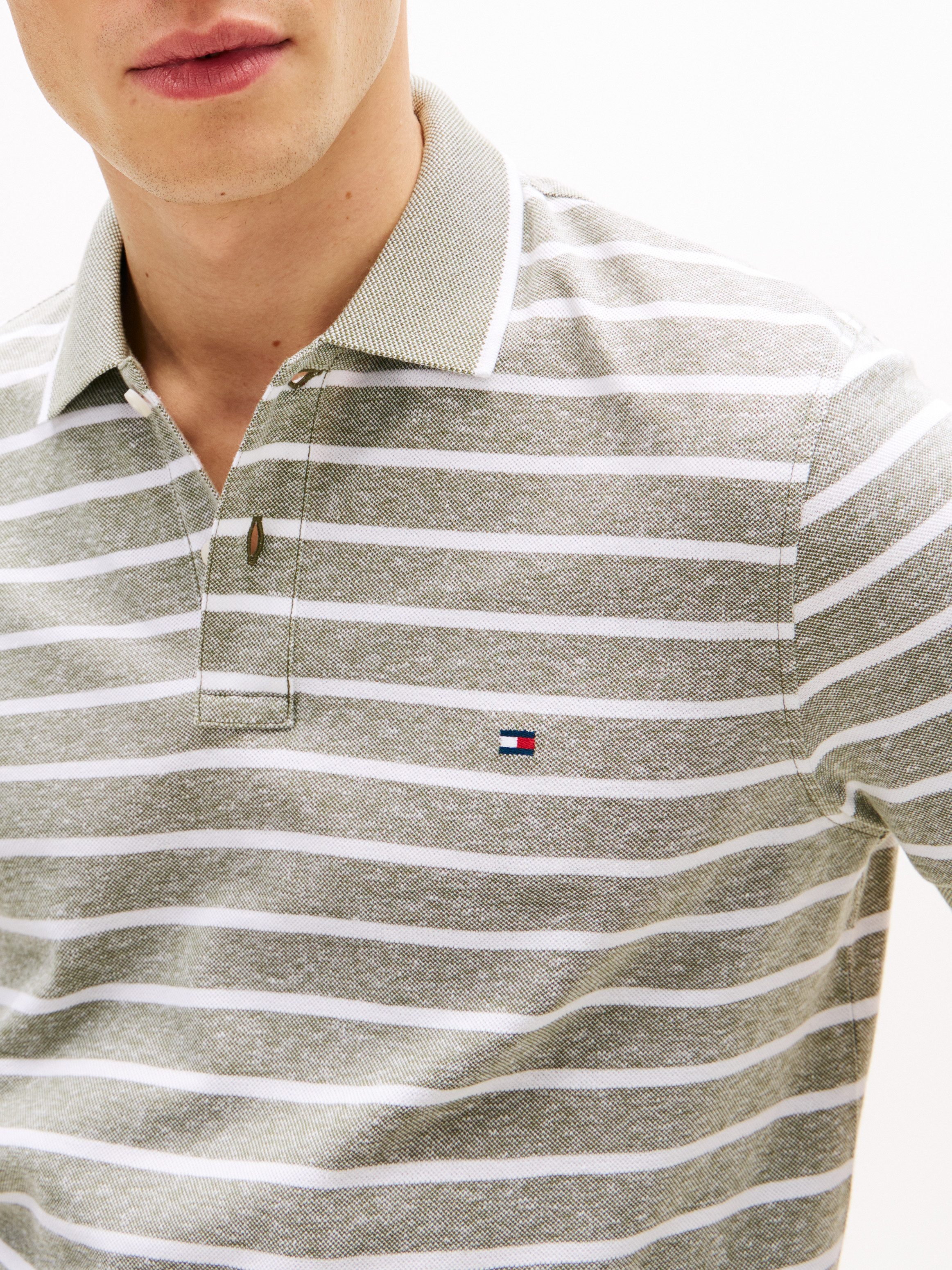 Tommy Hilfiger Poloshirt LINEN PIQUE REGULAR – Bild 2 von 5