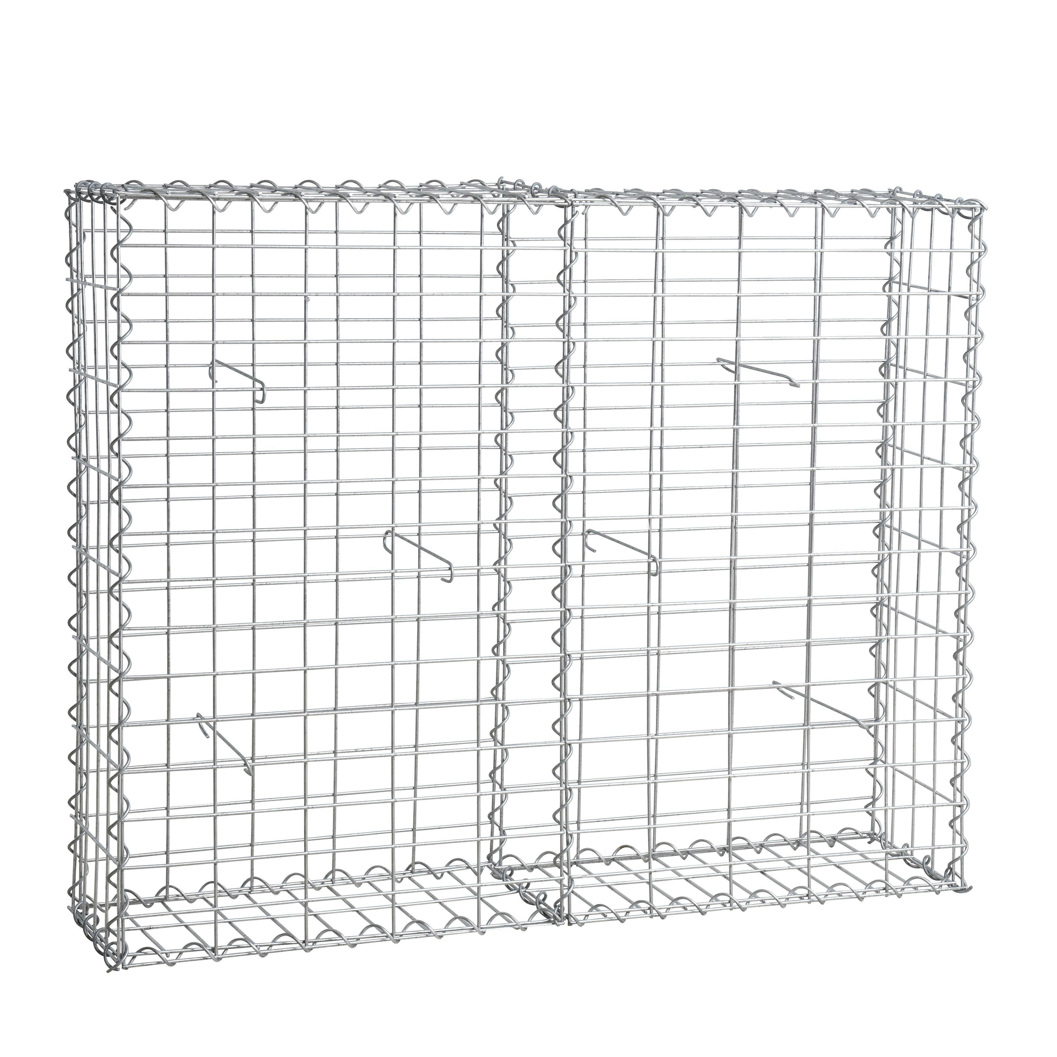 ESTEXO Gabionenzaun Gabione Steingabionen Steinkorb Gabionen Wand Drahtkorb 100 x 80 x 2