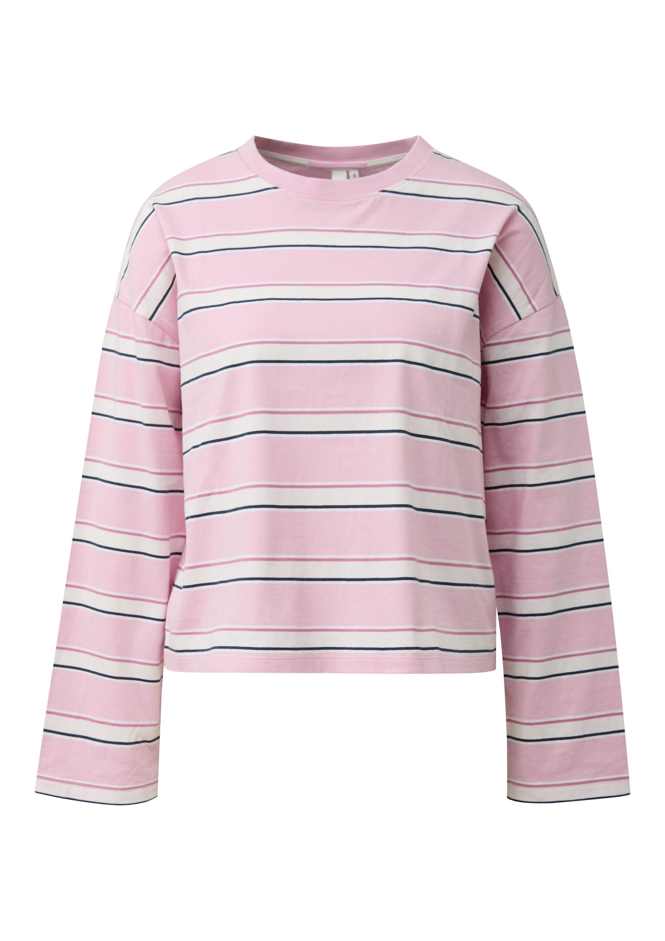 QS Langarmshirt T-Shirt Ringelshirt günstig online kaufen