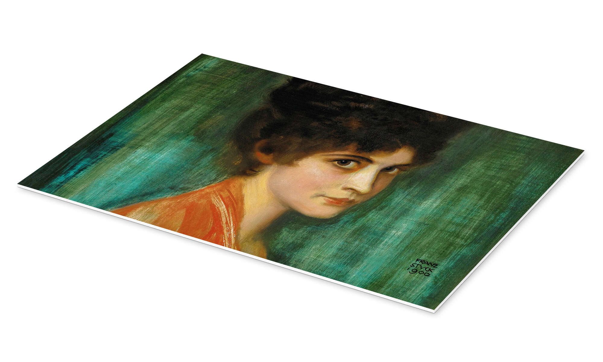 Posterlounge Wandbild Frau Feez, Franz von Stuck, erhältlich als Poster, Leinwandbild, Wandsticker oder Acrylglasbild