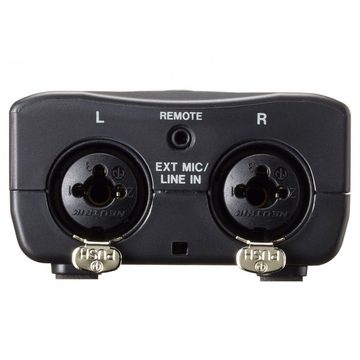 Tascam DR-40X Stereo Audio-Recorder Digitales Aufnahmegerät (mit Fell-Windschutz)