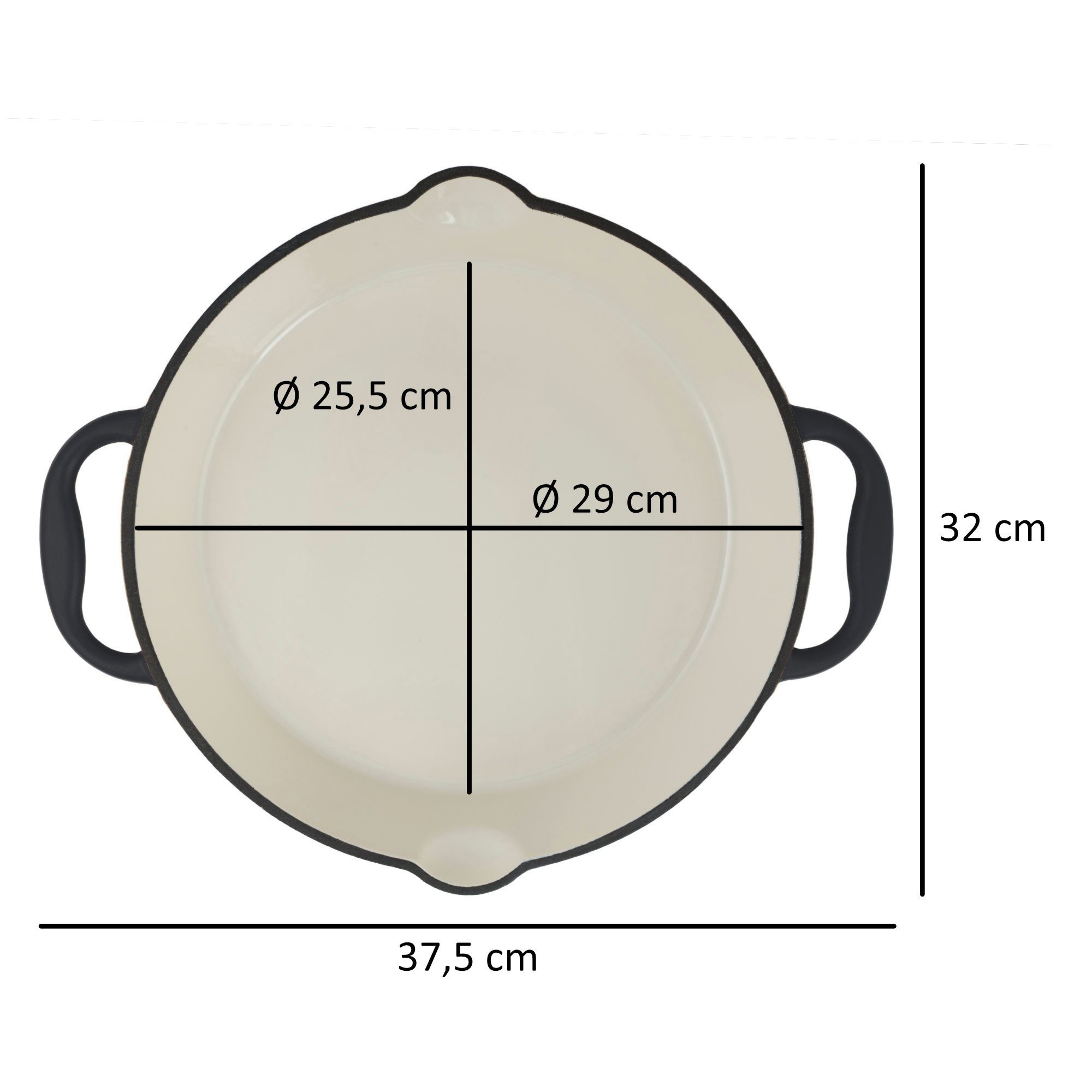 29,5cm, (Set, Pfannenset, Pfannen-Set 29cm, 3-tlg. Ø 24cm, Berry, Ø Pfannen) Ø Blue Gusseisen 3 Mahlzeit