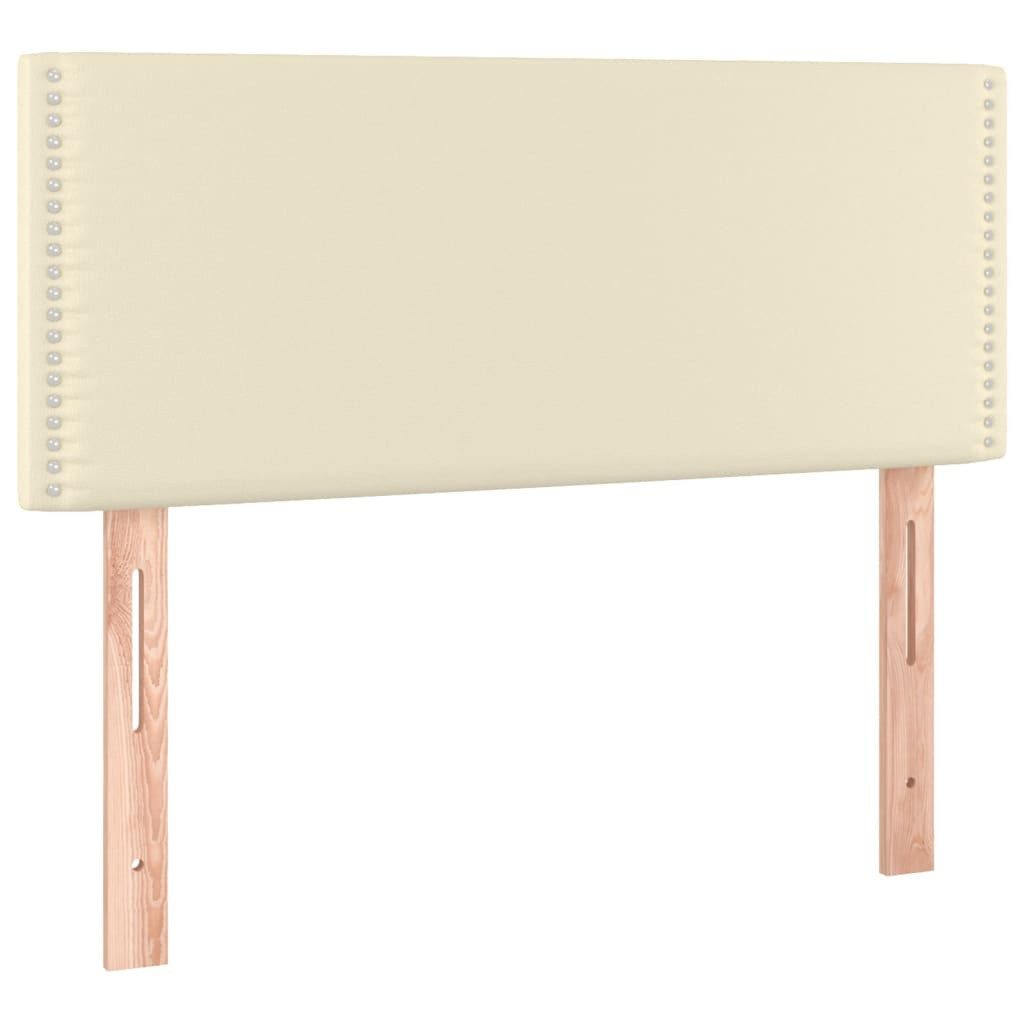 vidaXL Kopfteil Kopfteil Creme 100x5x78/88 cm günstig online kaufen